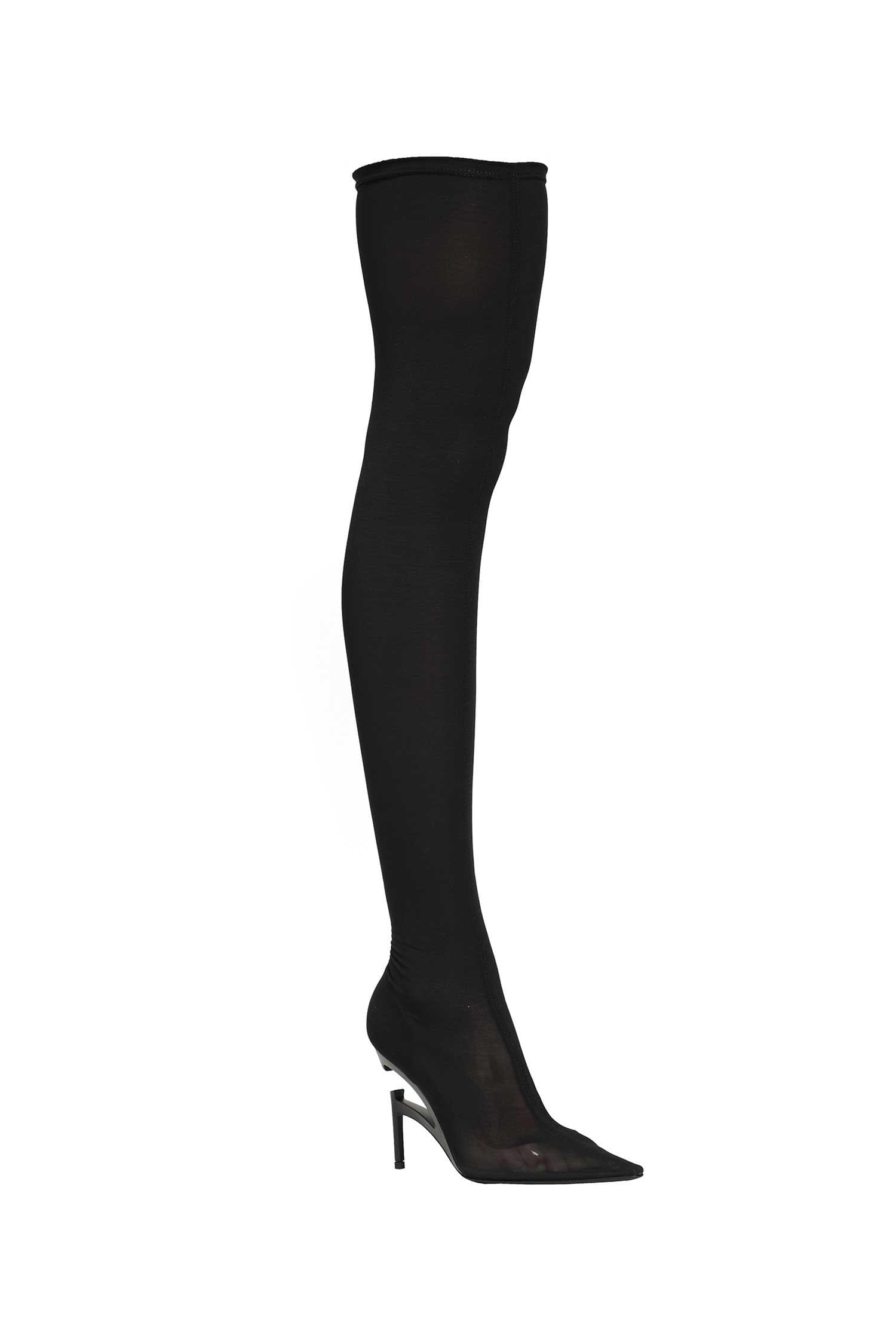 NVL GARDE Broken Heel Sculpting Knee High Boots