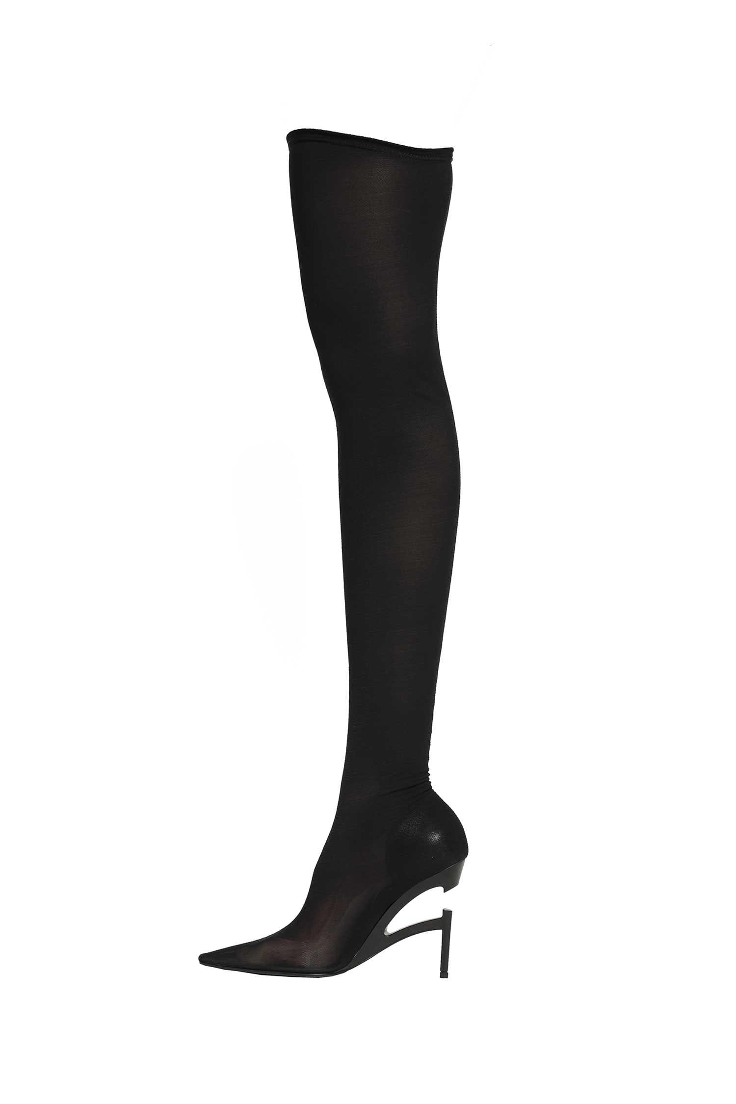 NVL GARDE Broken Heel Sculpting Knee High Boots