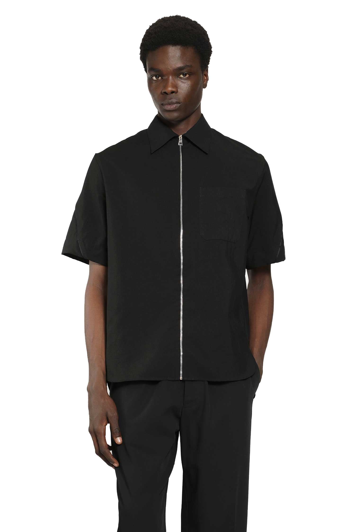 Givenchy Couture Seam Zip-Up Shirt