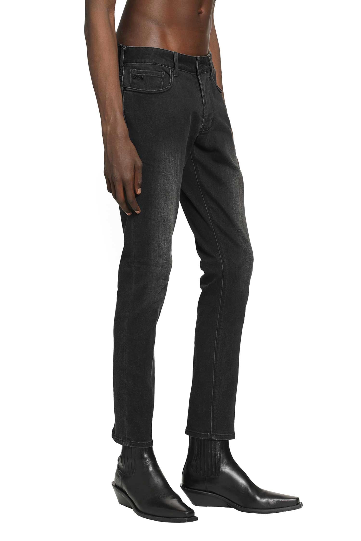Emporio Armani 5 Pocket Straight-Leg Jeans