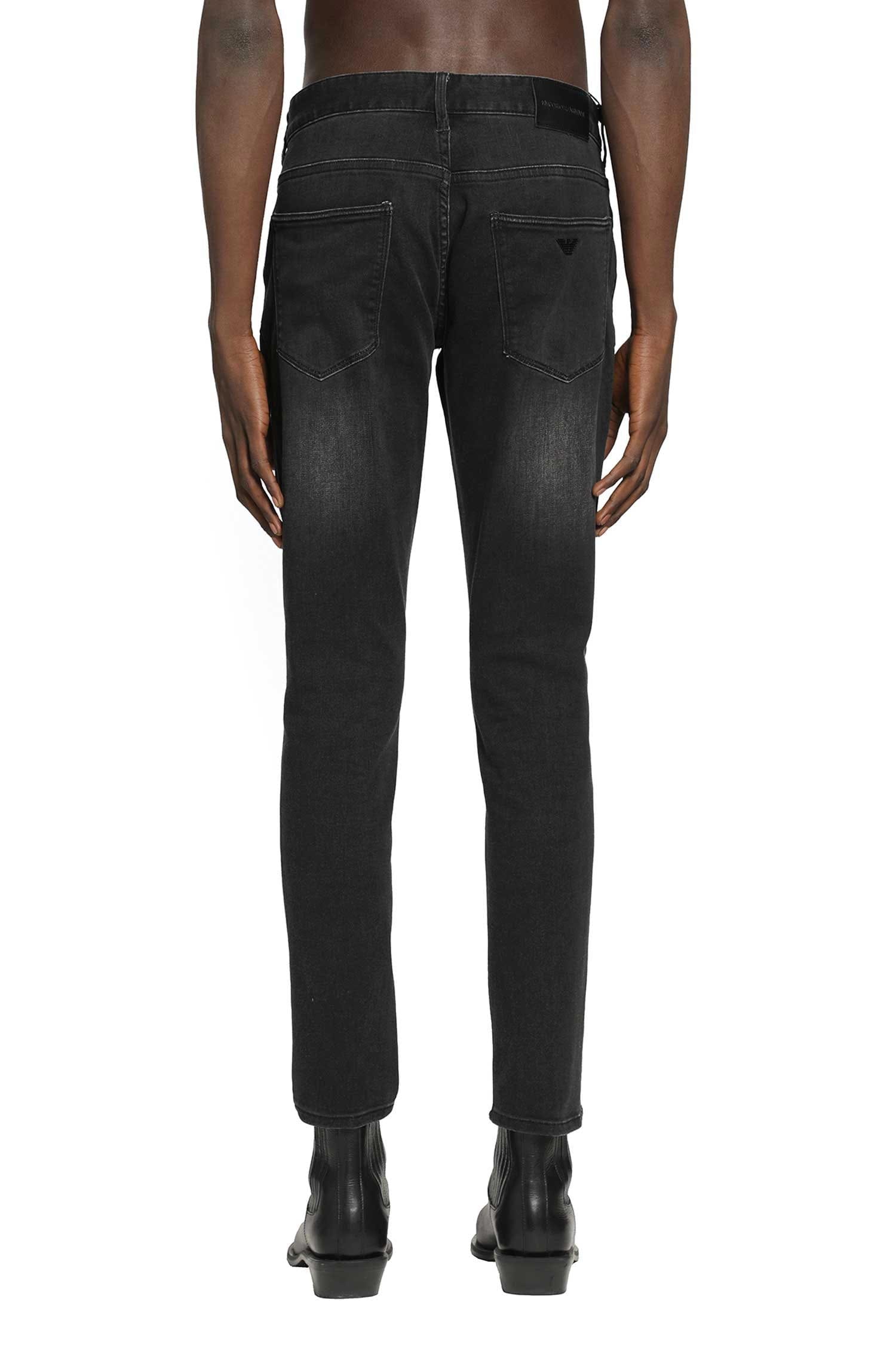 Emporio Armani 5 Pocket Straight-Leg Jeans