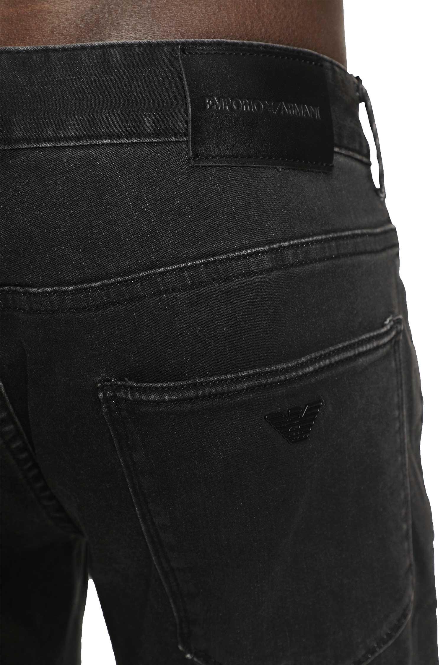 Emporio Armani 5 Pocket Straight-Leg Jeans