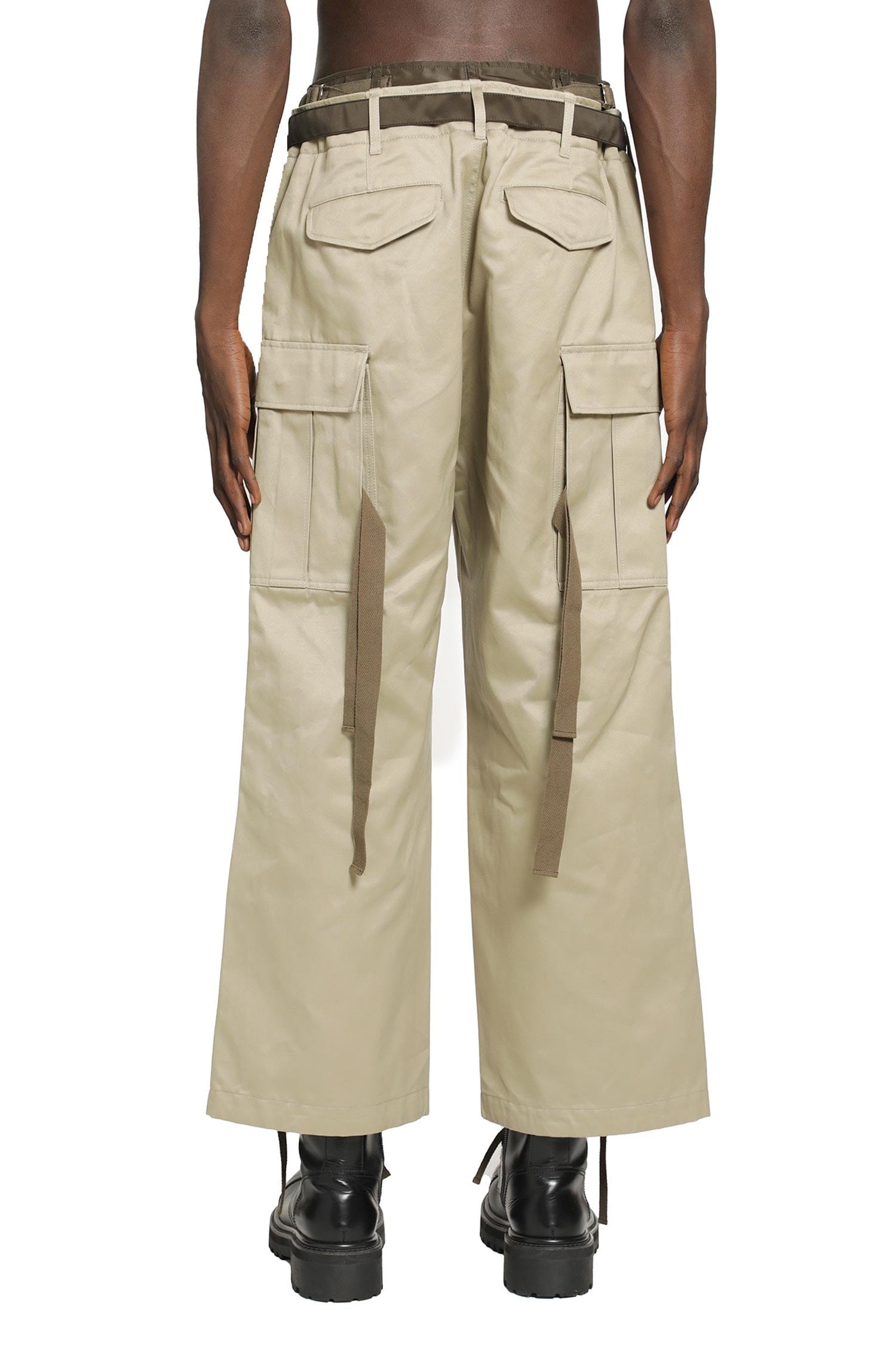Sacai Cotton Chino x Nylon Twill Cargo Pants
