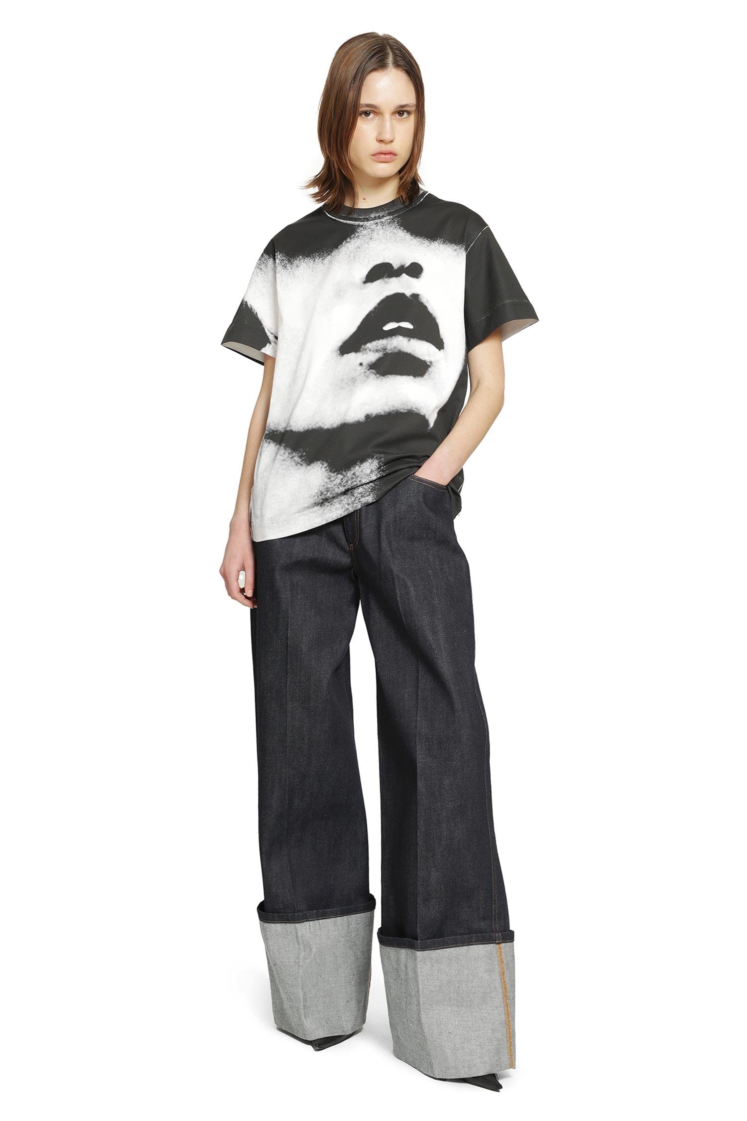 Givenchy Portrait Print Boxy T-Shirt