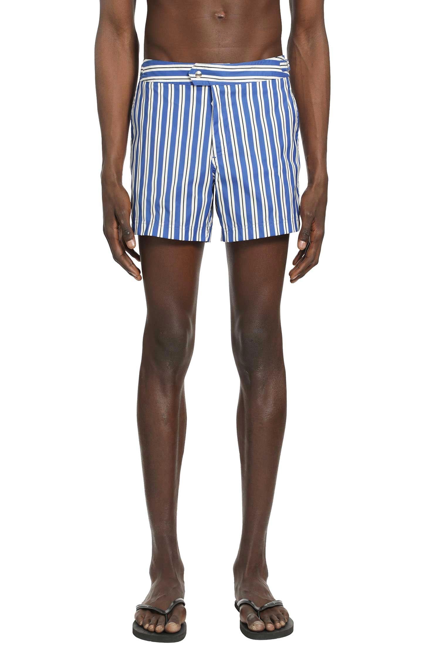 TOM FORD Regimental Stripe Swim Shorts