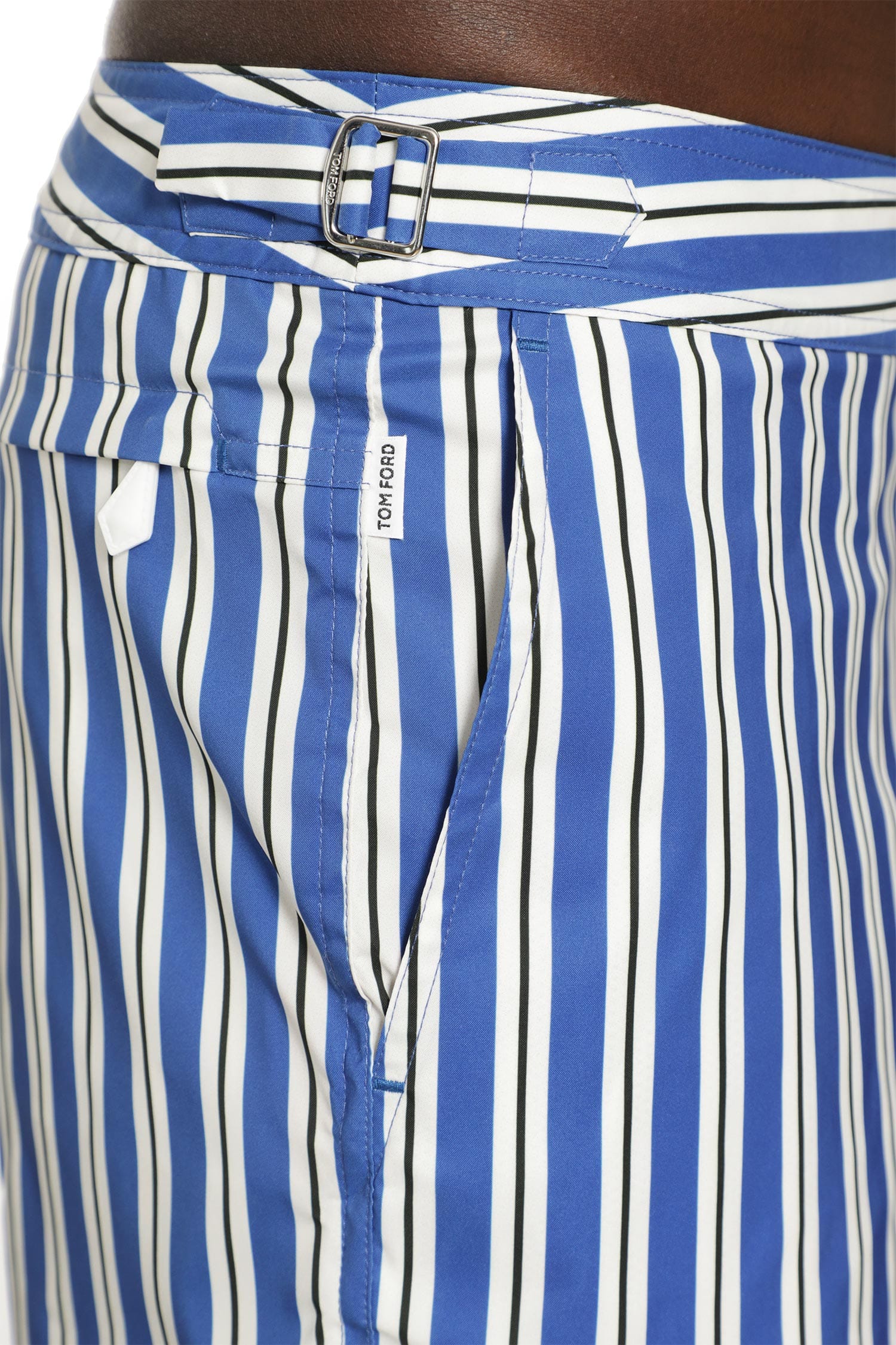 TOM FORD Regimental Stripe Swim Shorts