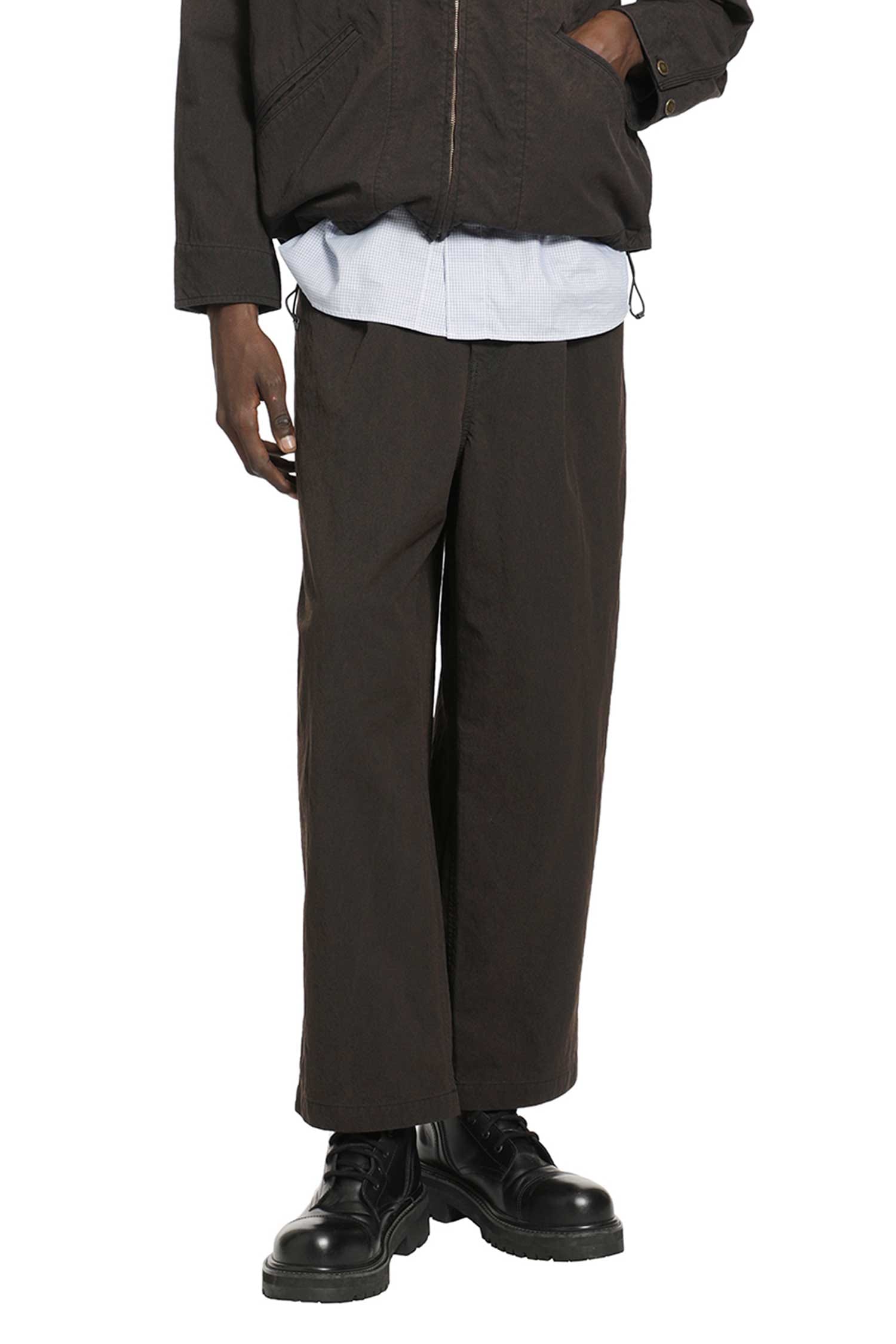 COMME DES GARCONS HOMME Pleated Cotton Canvas Trousers