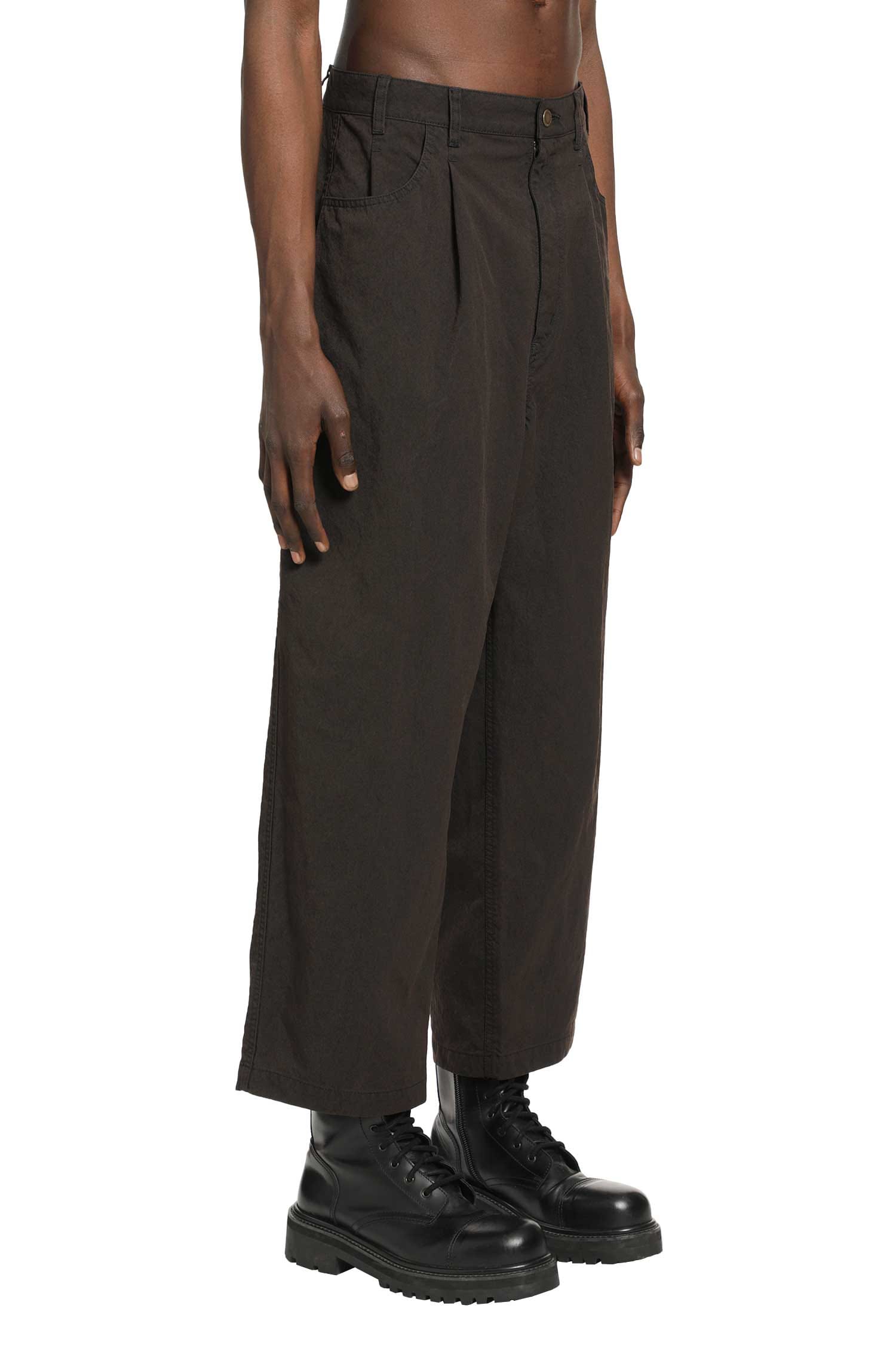 COMME DES GARCONS HOMME Pleated Cotton Canvas Trousers
