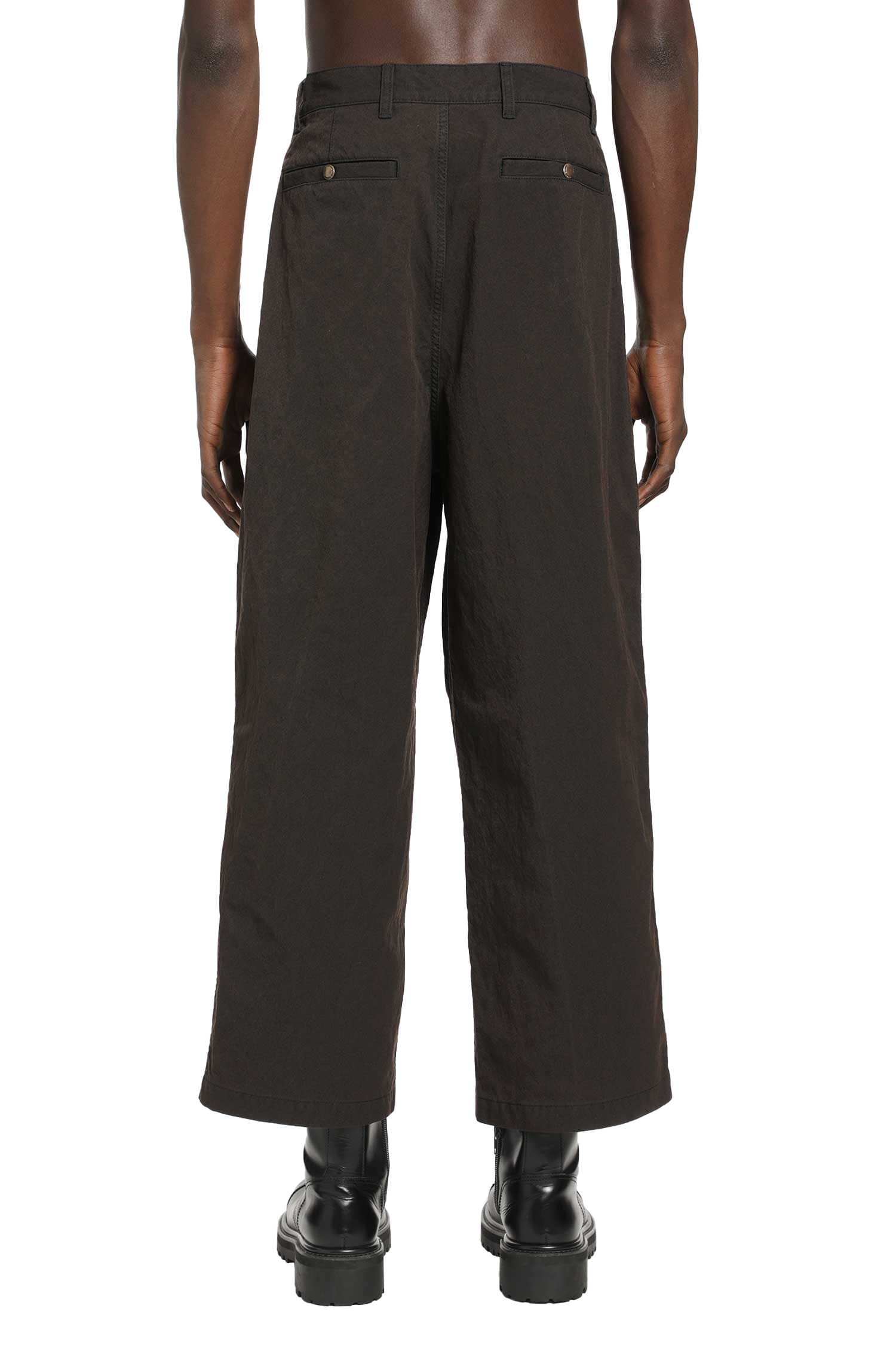 COMME DES GARCONS HOMME Pleated Cotton Canvas Trousers