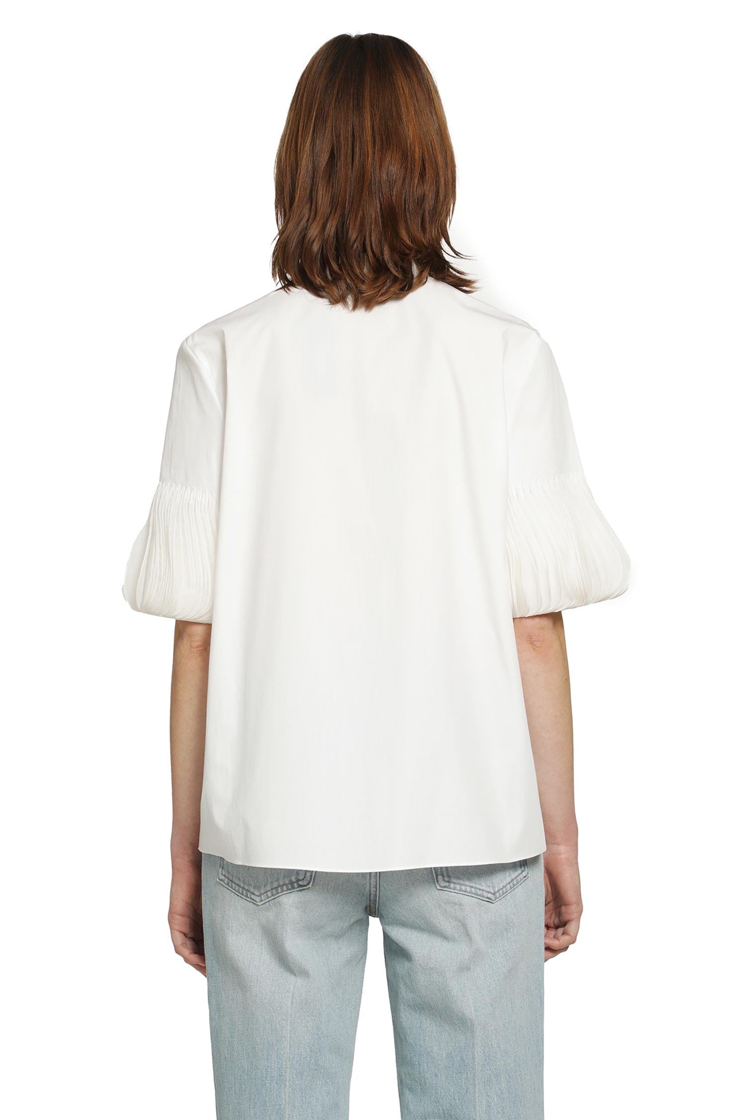 Valentino Short Sleeve Shirt With Pleated cuffs