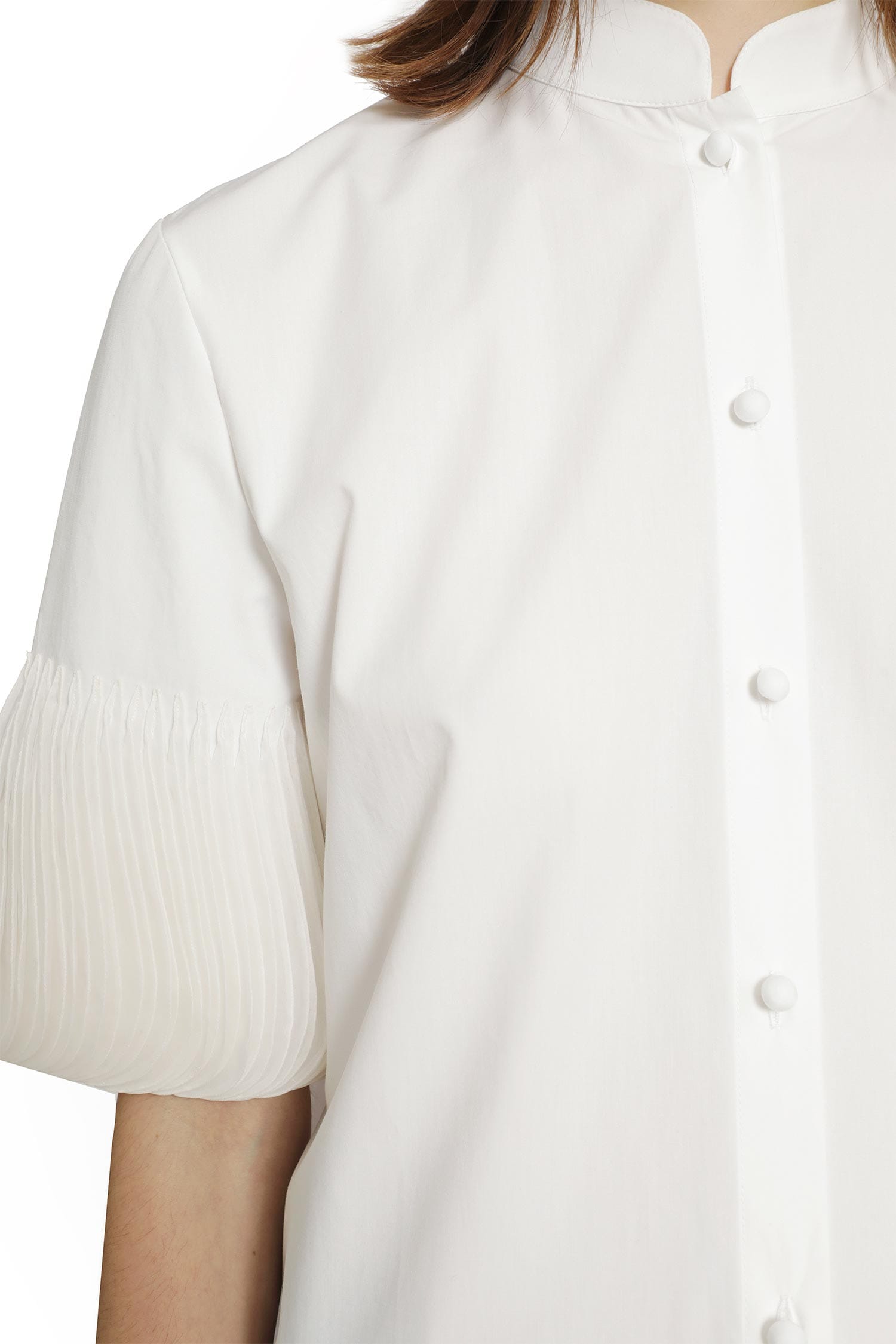 Valentino Short Sleeve Shirt With Pleated cuffs