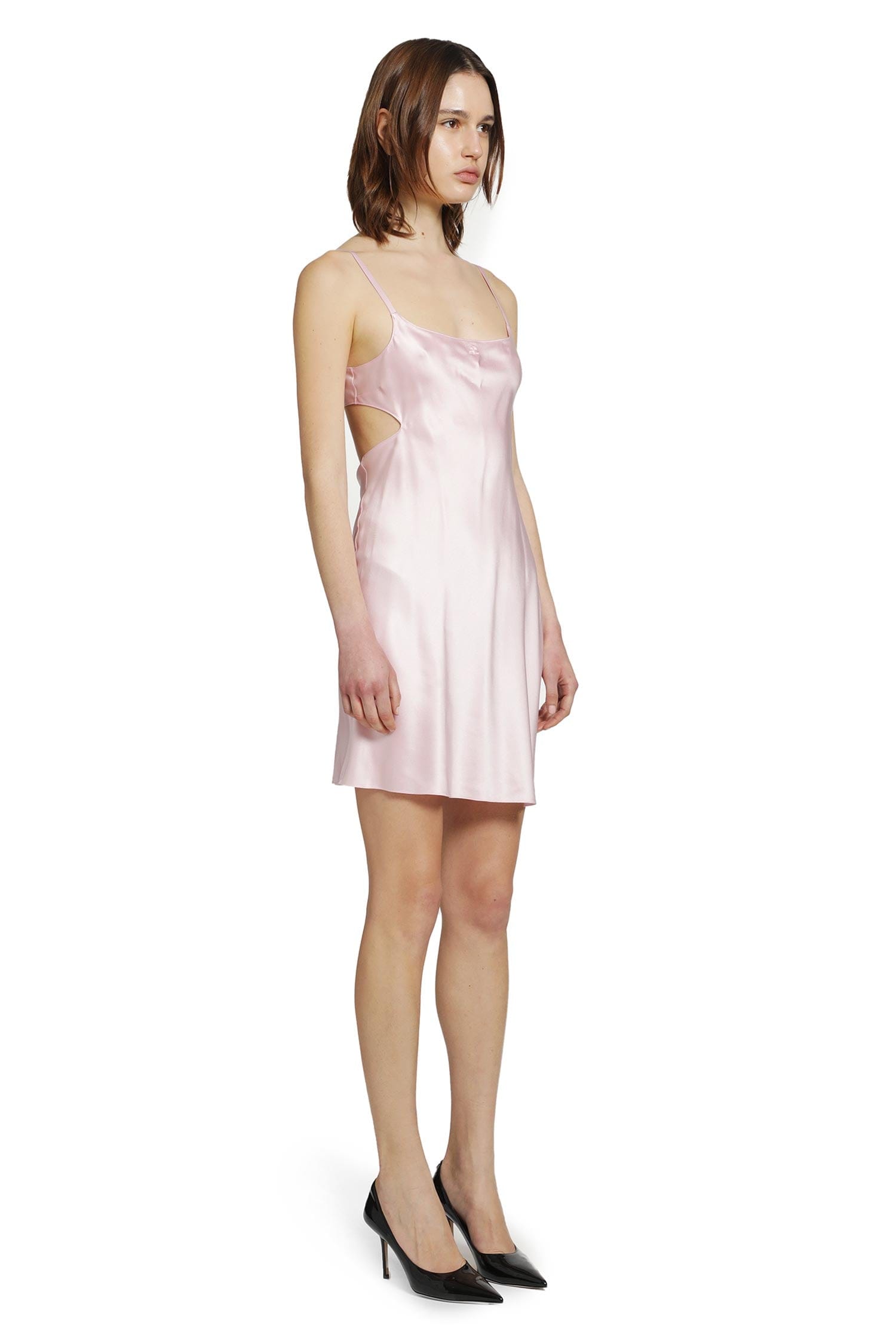 Courrèges Lingerie Silk Mini Dress