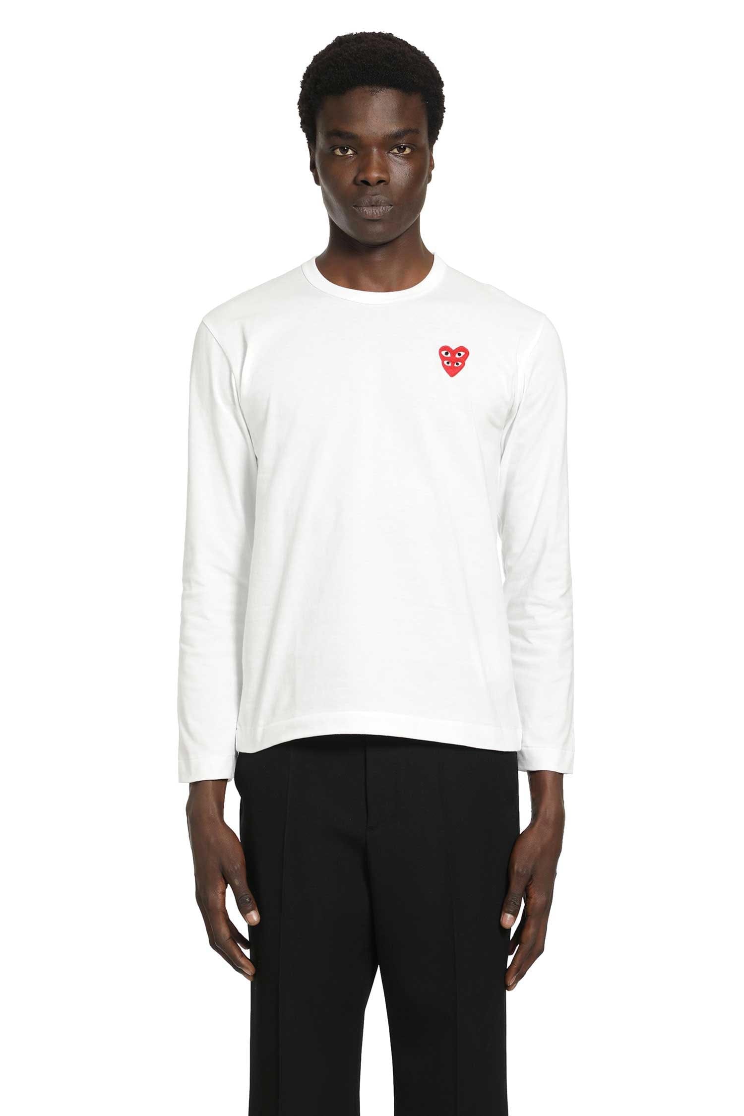 COMME DES GARCONS PLAY Heart Long Sleeve T-shirt