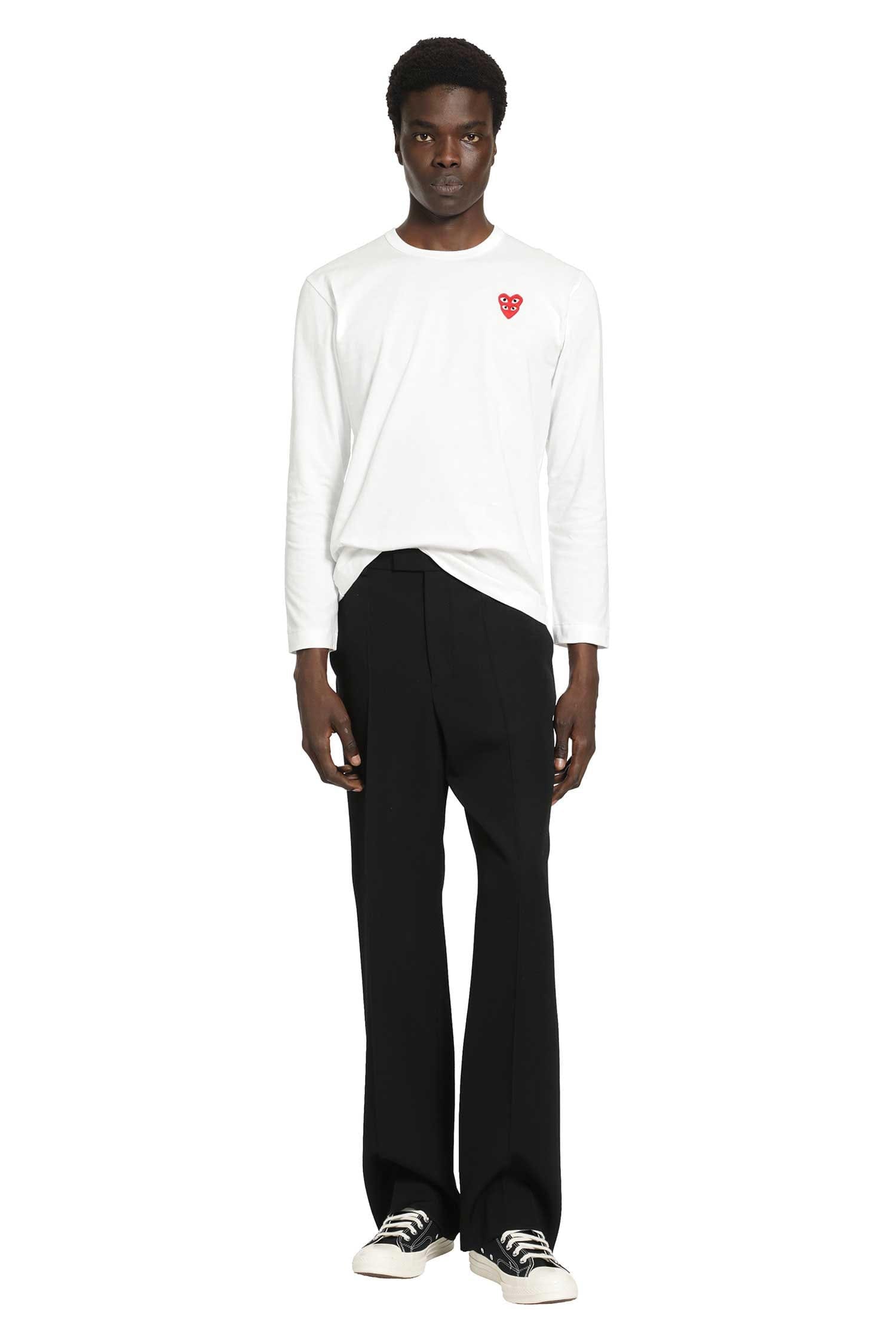 COMME DES GARCONS PLAY Heart Long Sleeve T-shirt