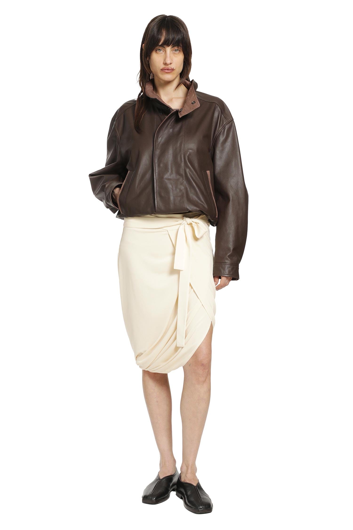 LEMAIRE Soft Wrap Midi Skirt