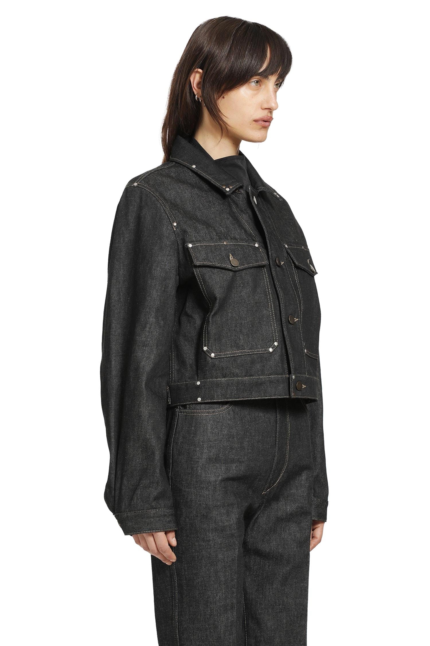 LEMAIRE Denim Studded Jacket
