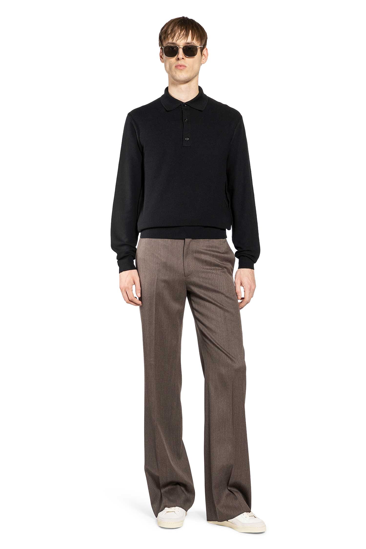 TOM FORD Cotton Silk Knit Polo Shirt