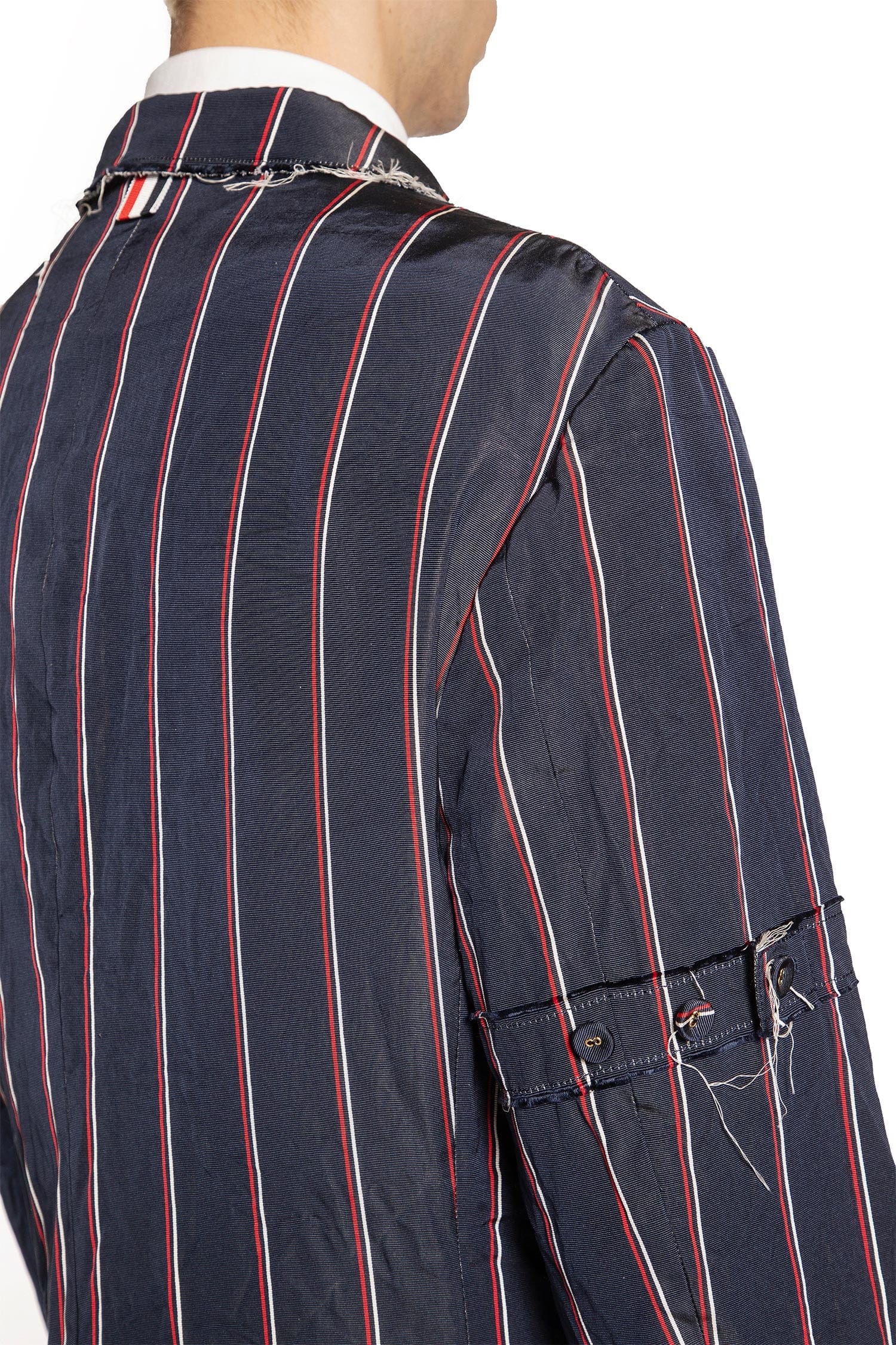 Thom Browne Stripe Mogador Blazer