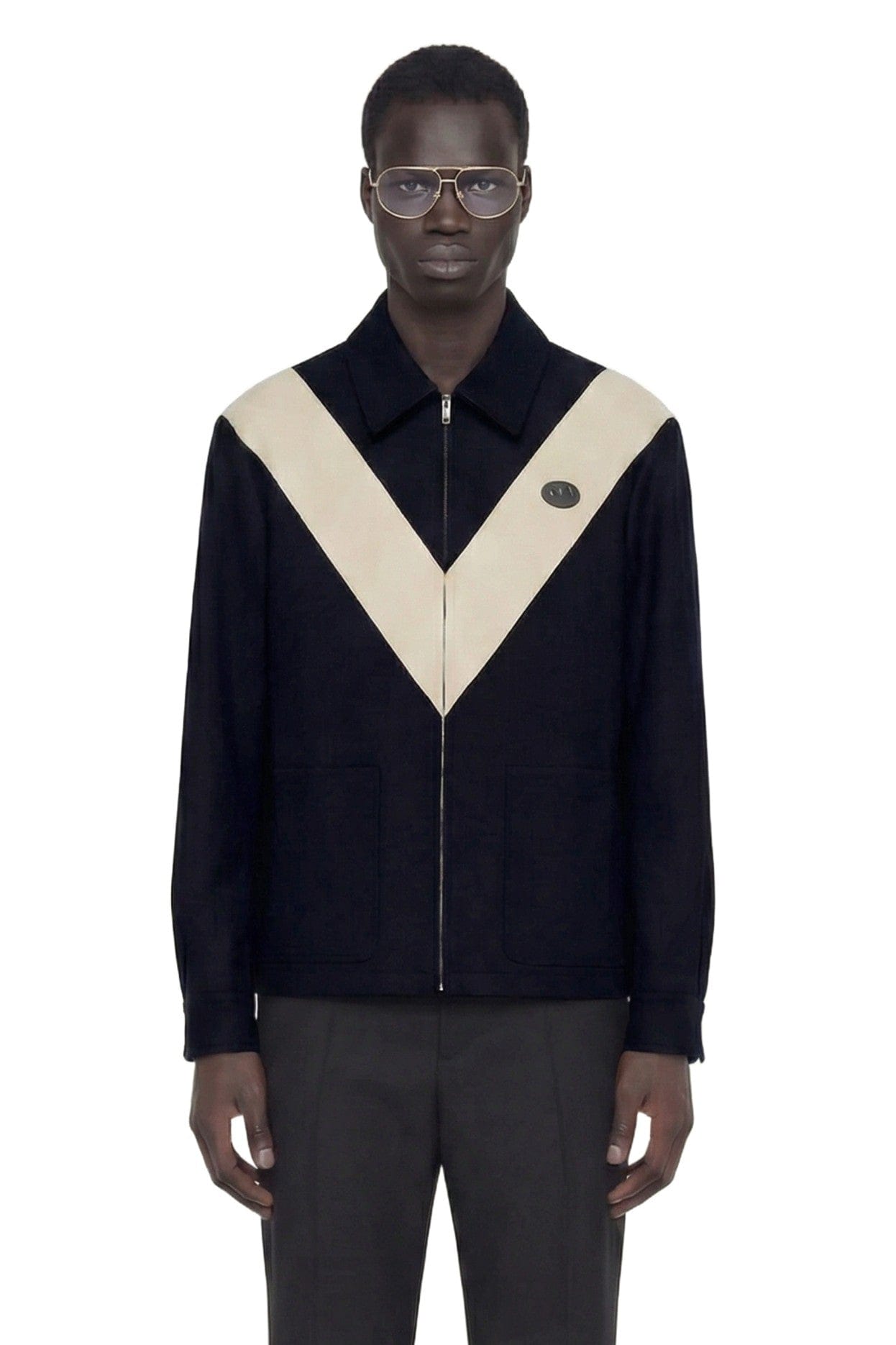 Valentino Signature V Nylon Gabardine Jacket