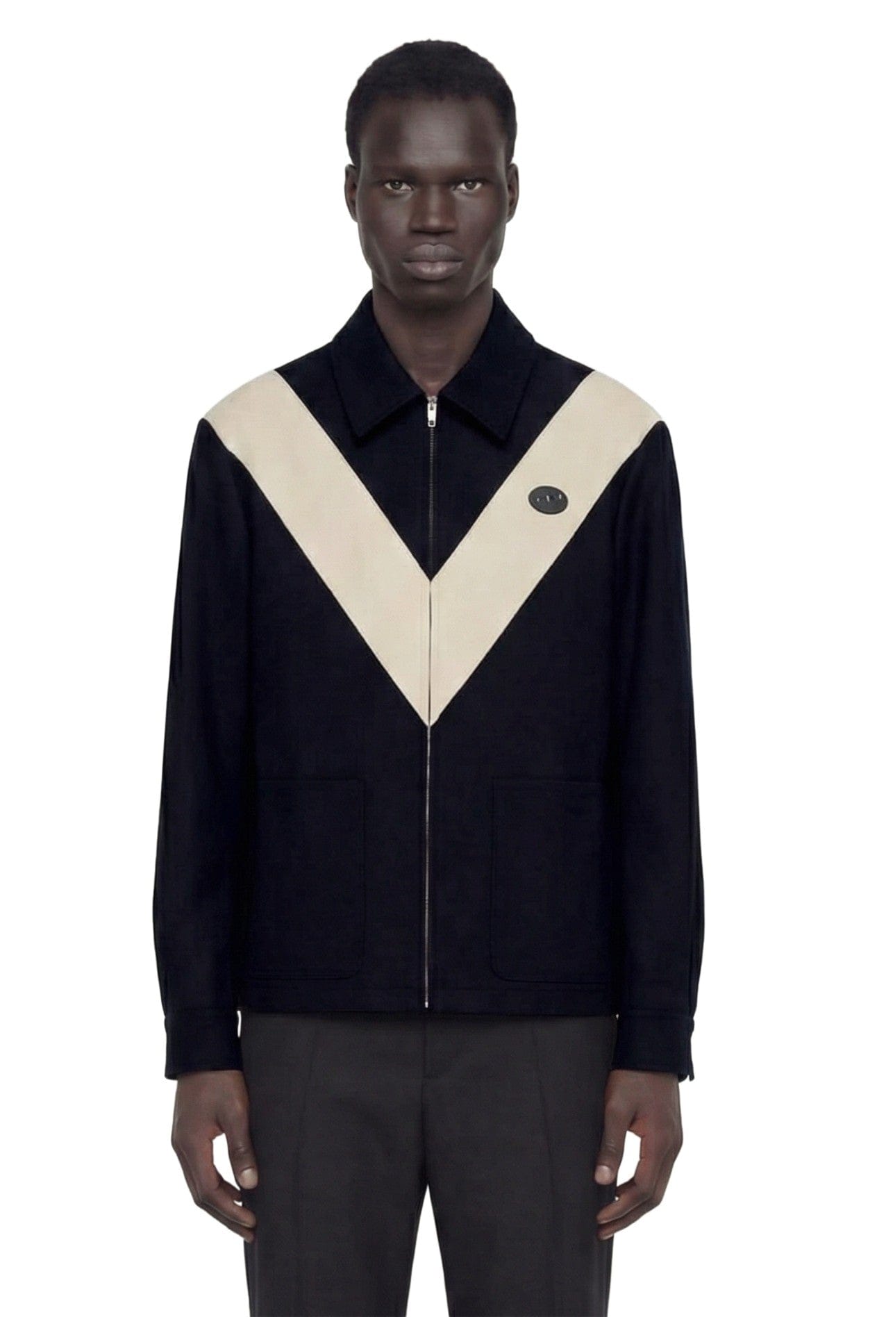 Valentino Signature V Nylon Gabardine Jacket