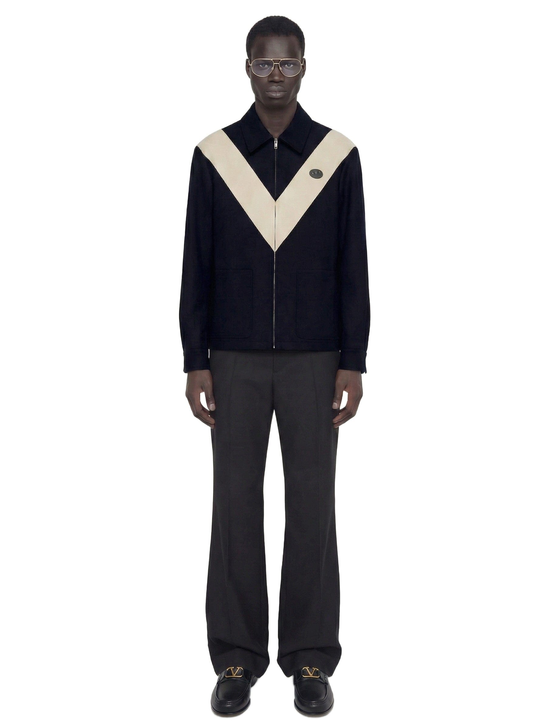 Valentino Signature V Nylon Gabardine Jacket