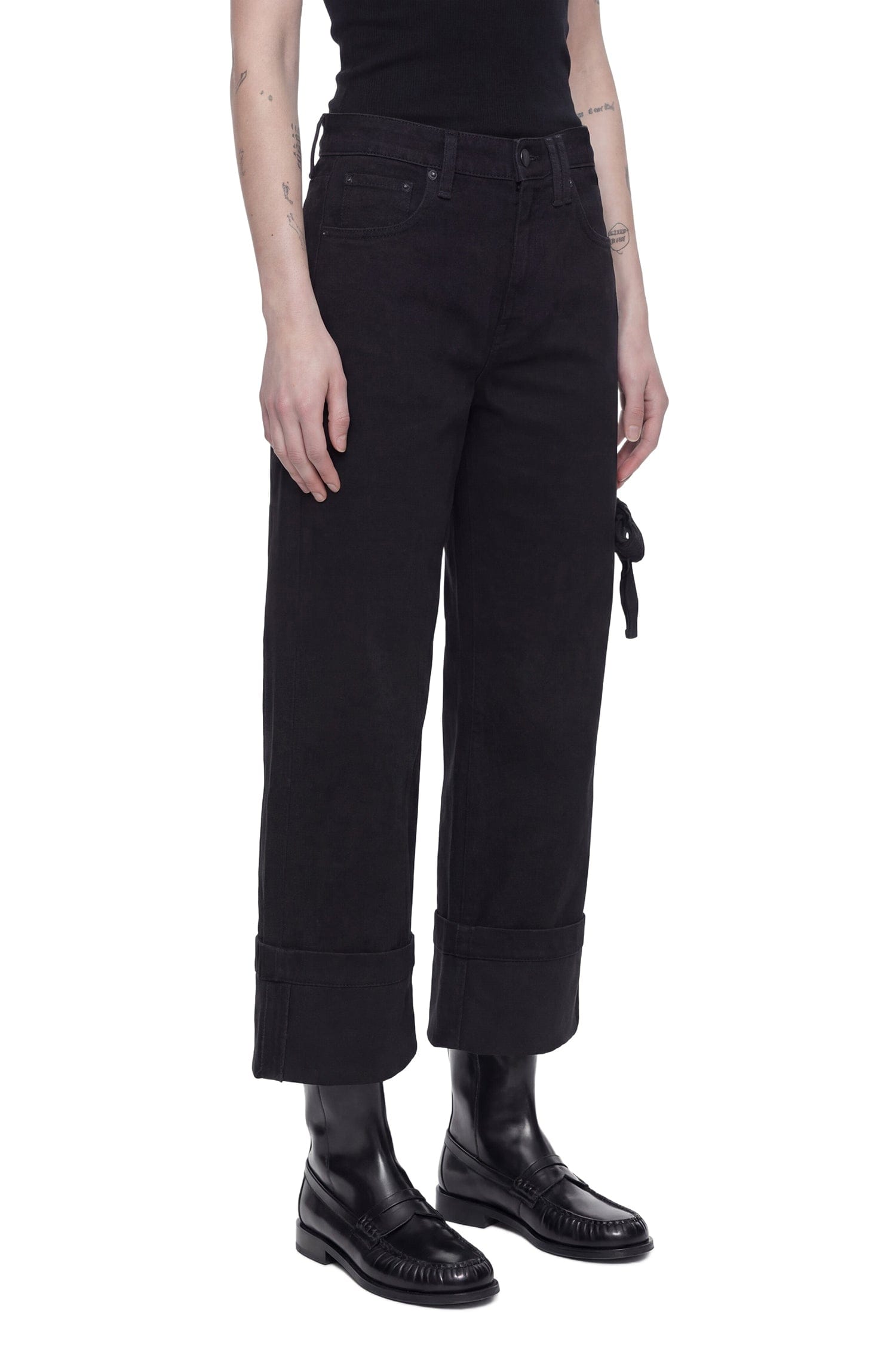 Simone Rocha Cropped Straight Leg Jeans