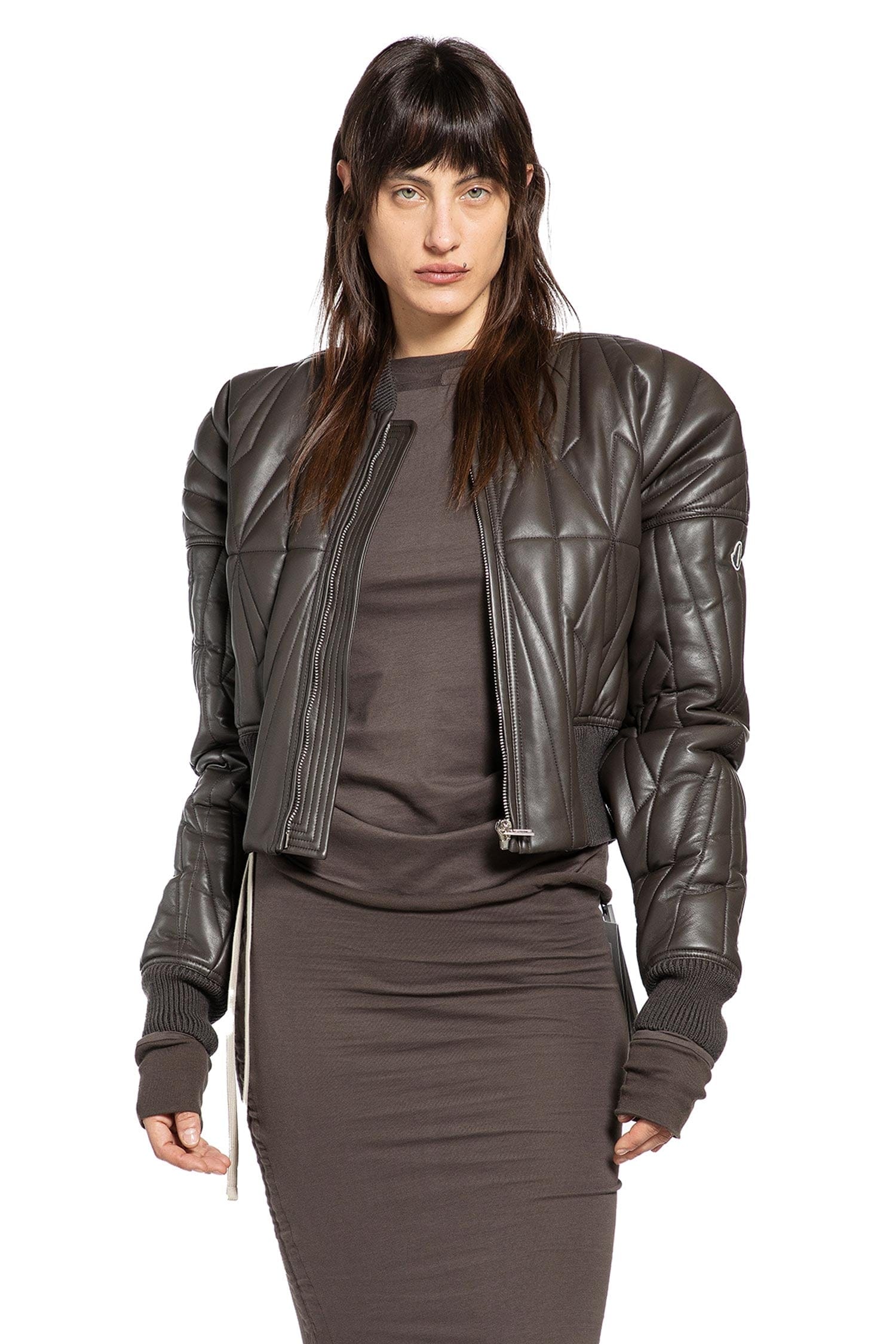 Rick Owens Moncler x Rick Owens Geocamo Leather Jacket