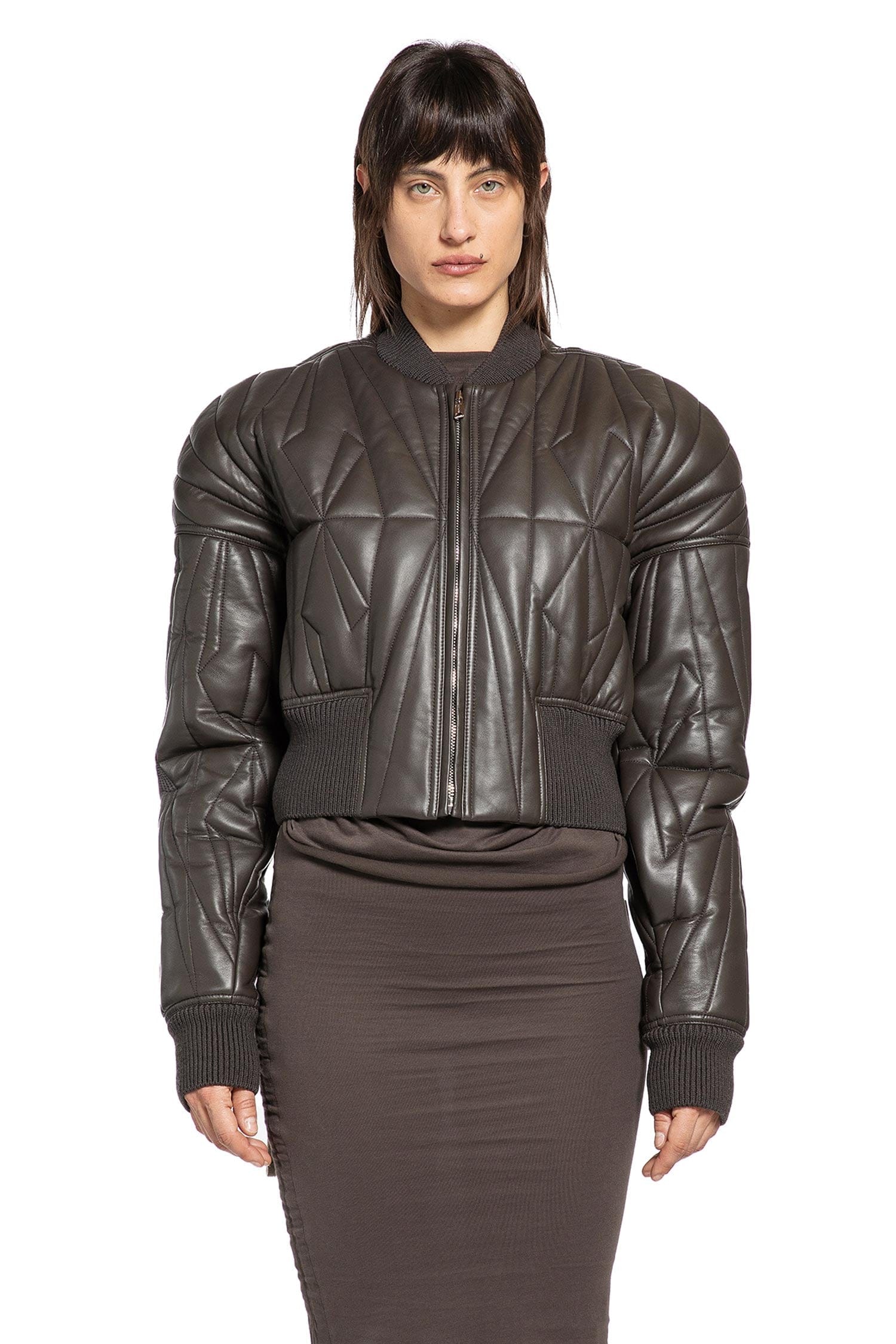 Rick Owens Moncler x Rick Owens Geocamo Leather Jacket