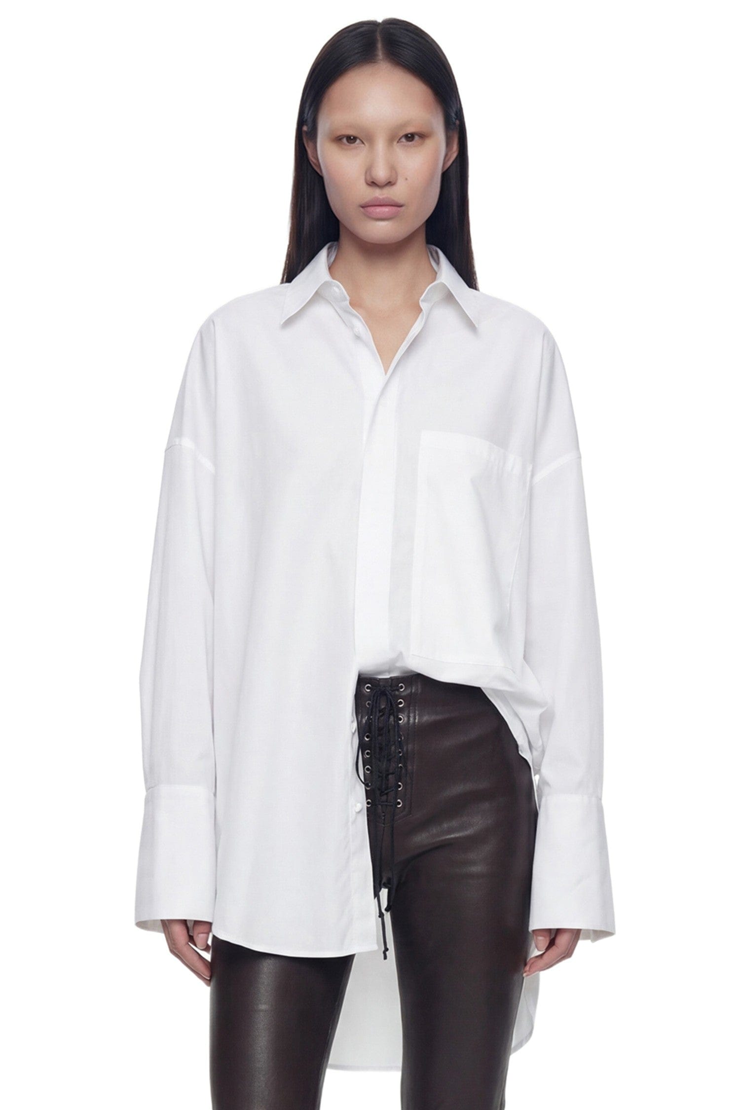 NVL GARDE Open Back Oversize Pocket Shirt