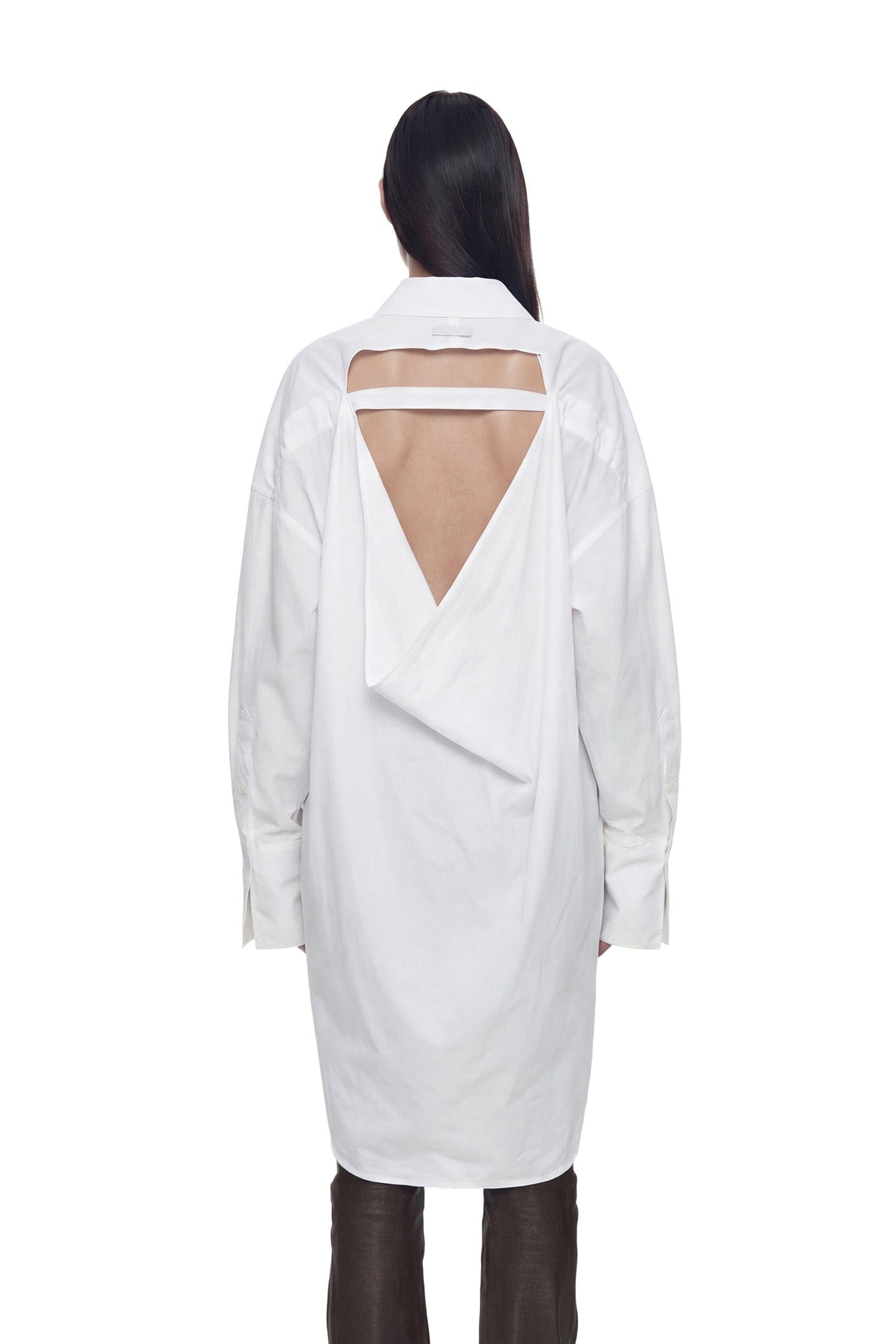 NVL GARDE Open Back Oversize Pocket Shirt