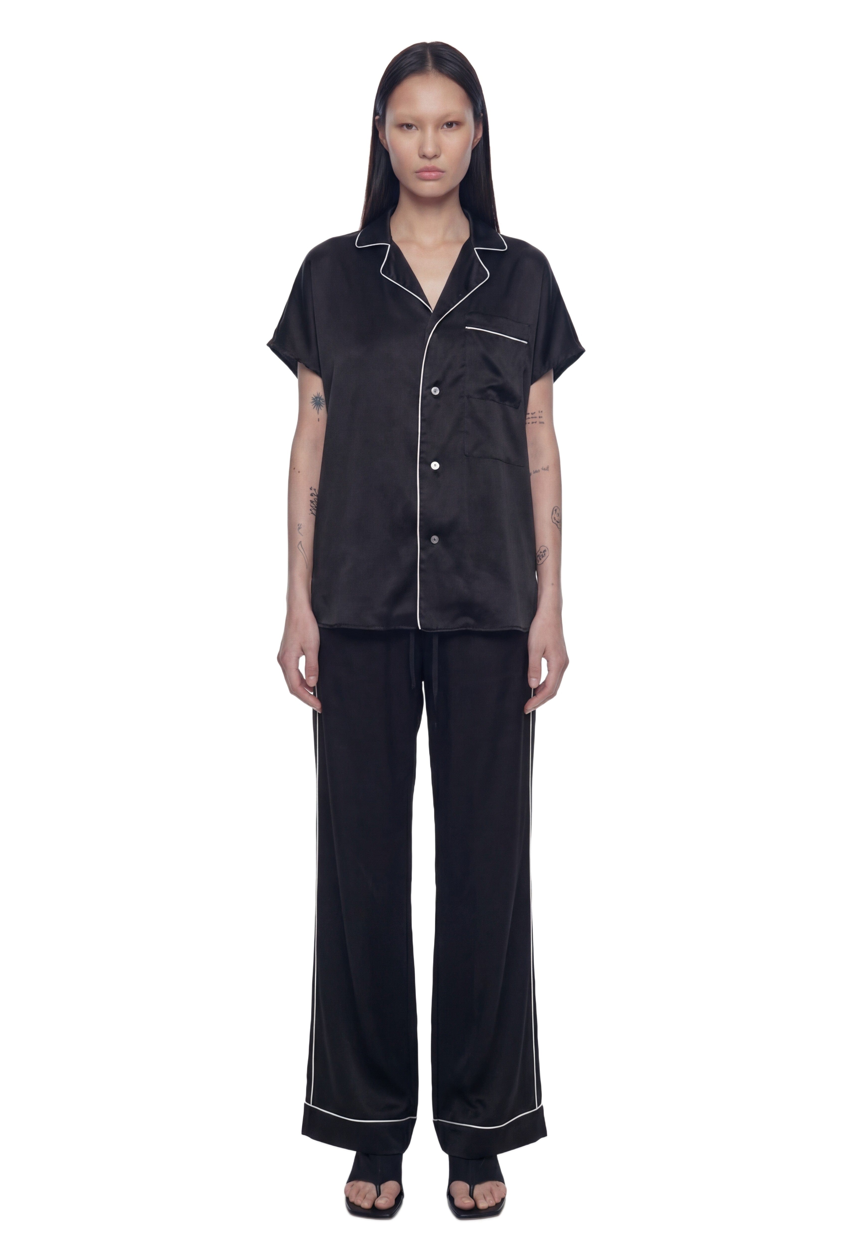 NVL GARDE Double Waistband Pyjama Pants