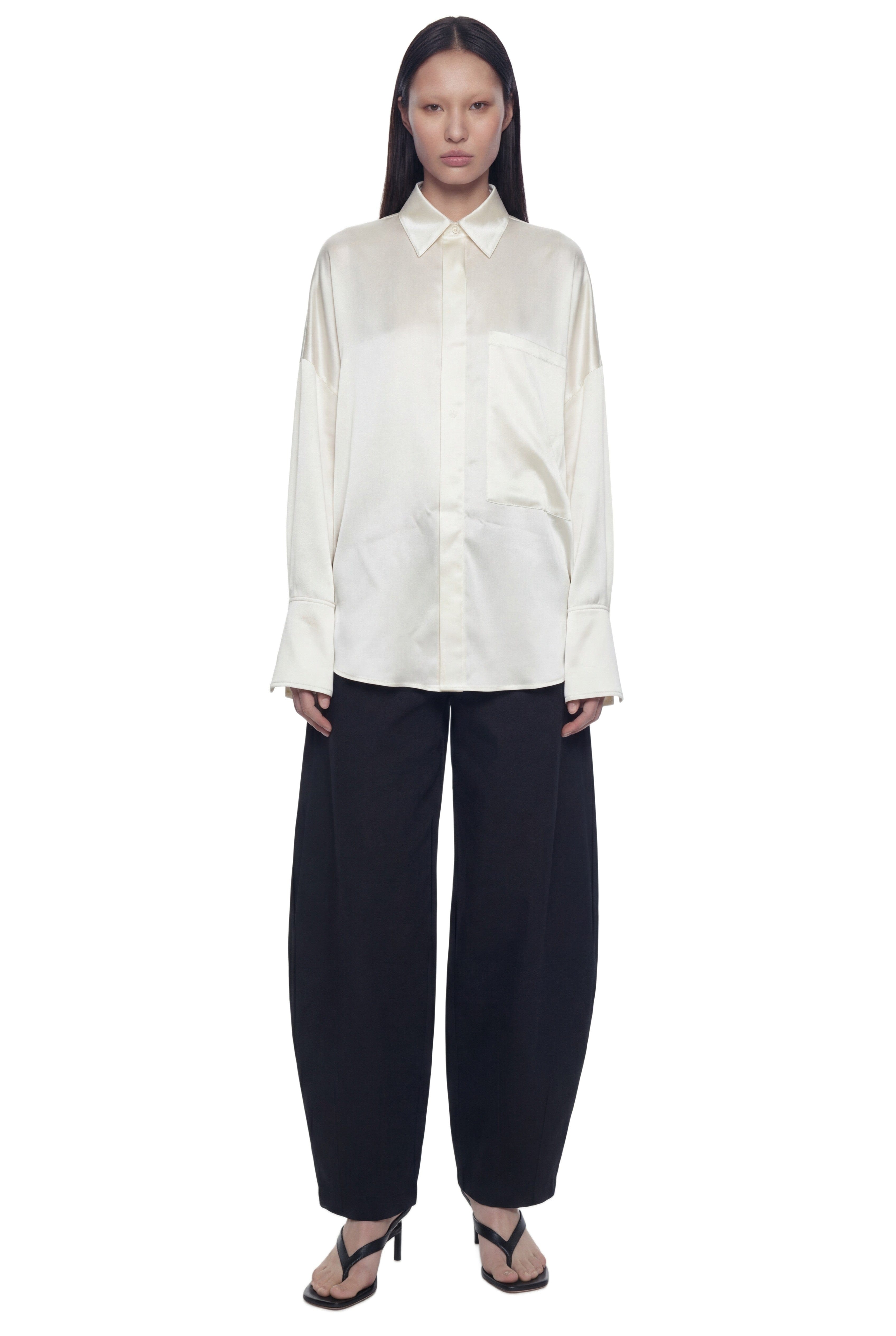 NVL GARDE Open Back Oversized Pocket Shirt
