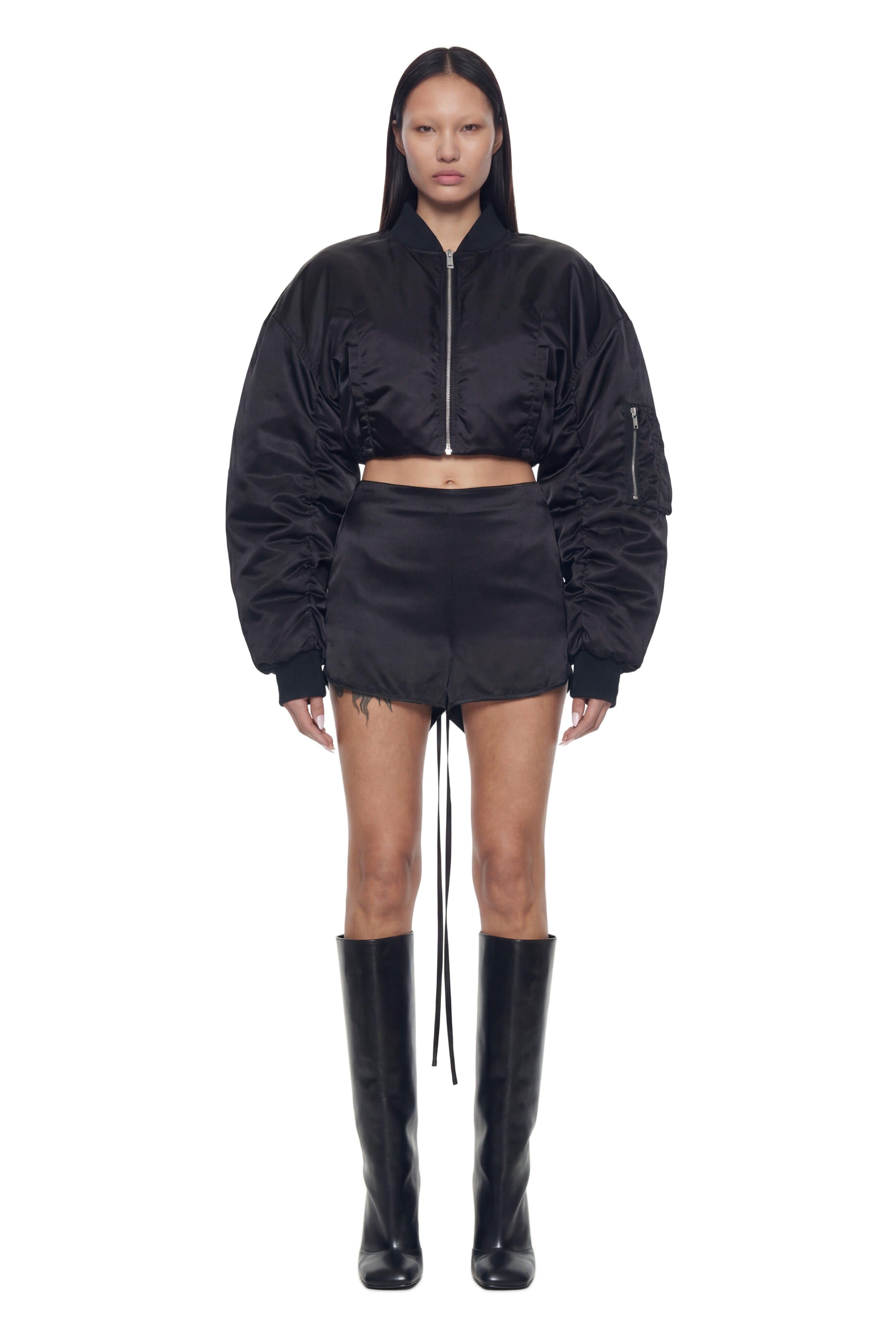 NVL GARDE Draped Corset Shorts