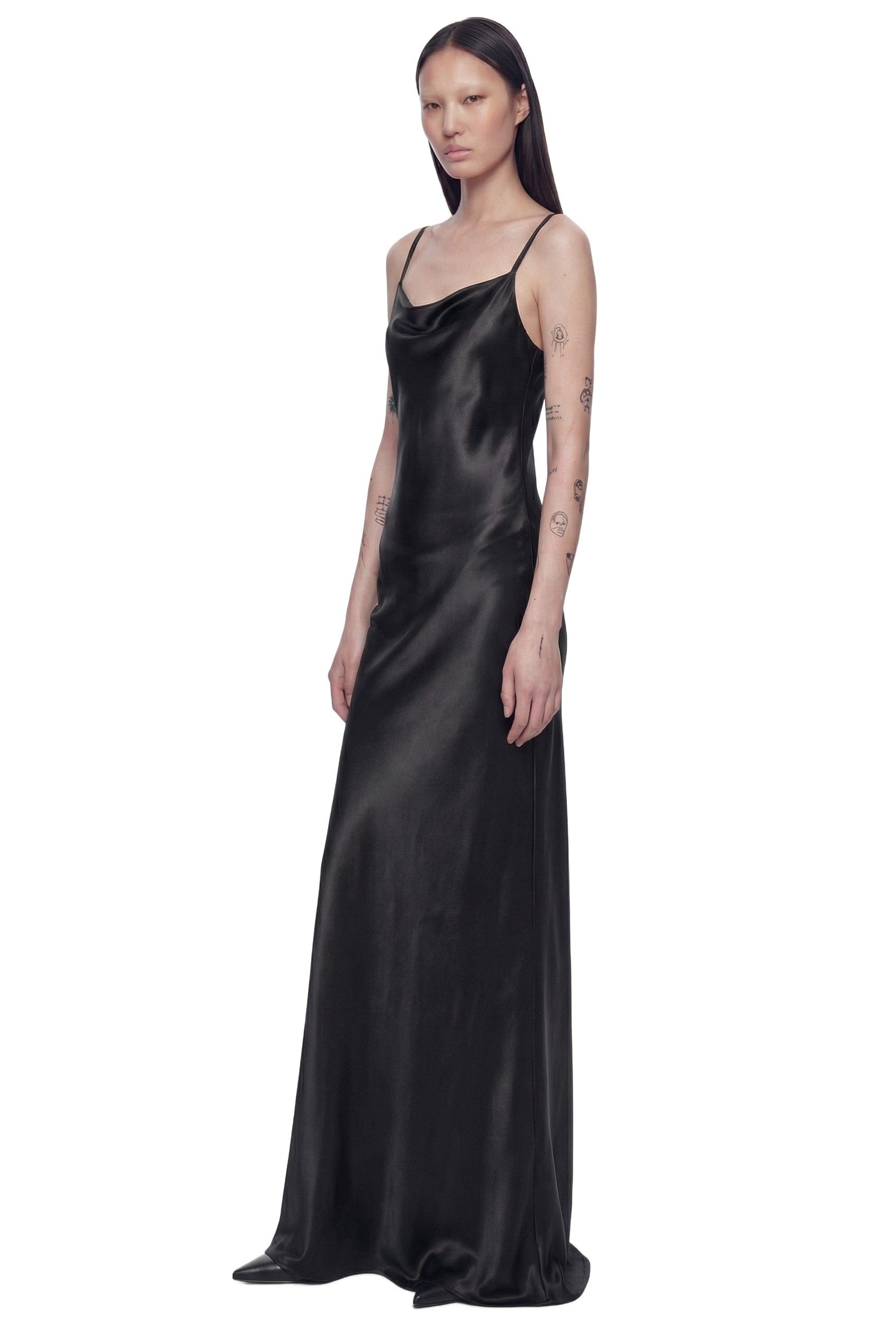 Courrèges Lingerie Glossy Long Dress
