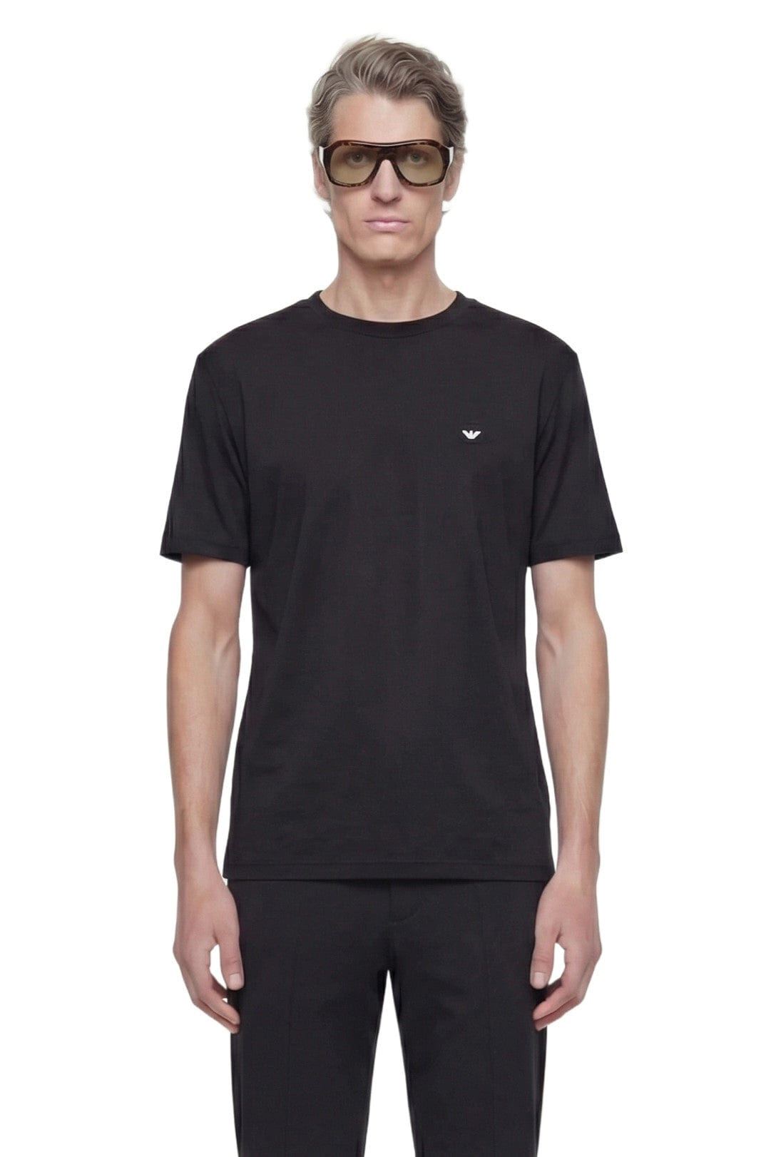 Emporio Armani Eagle Embroidery T-Shirt