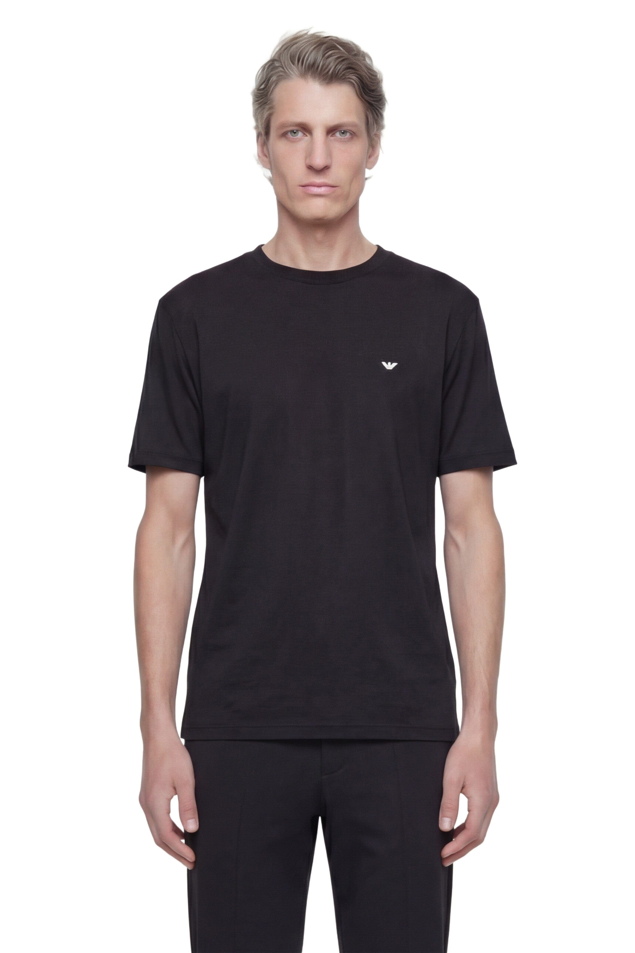 Emporio Armani Eagle Embroidery T-Shirt