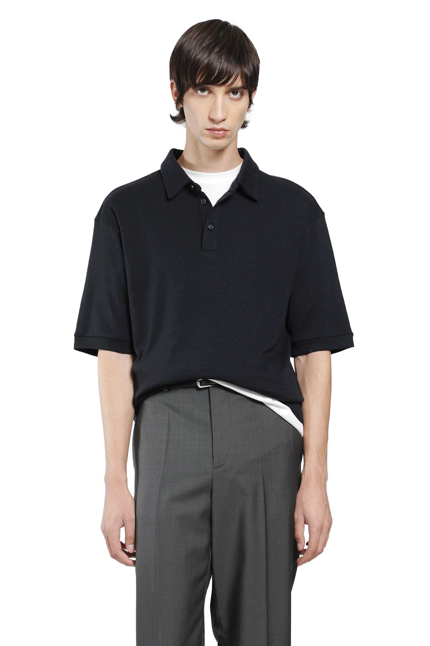 Giorgio Armani Pure Cashmere Interlock Polo Shirt