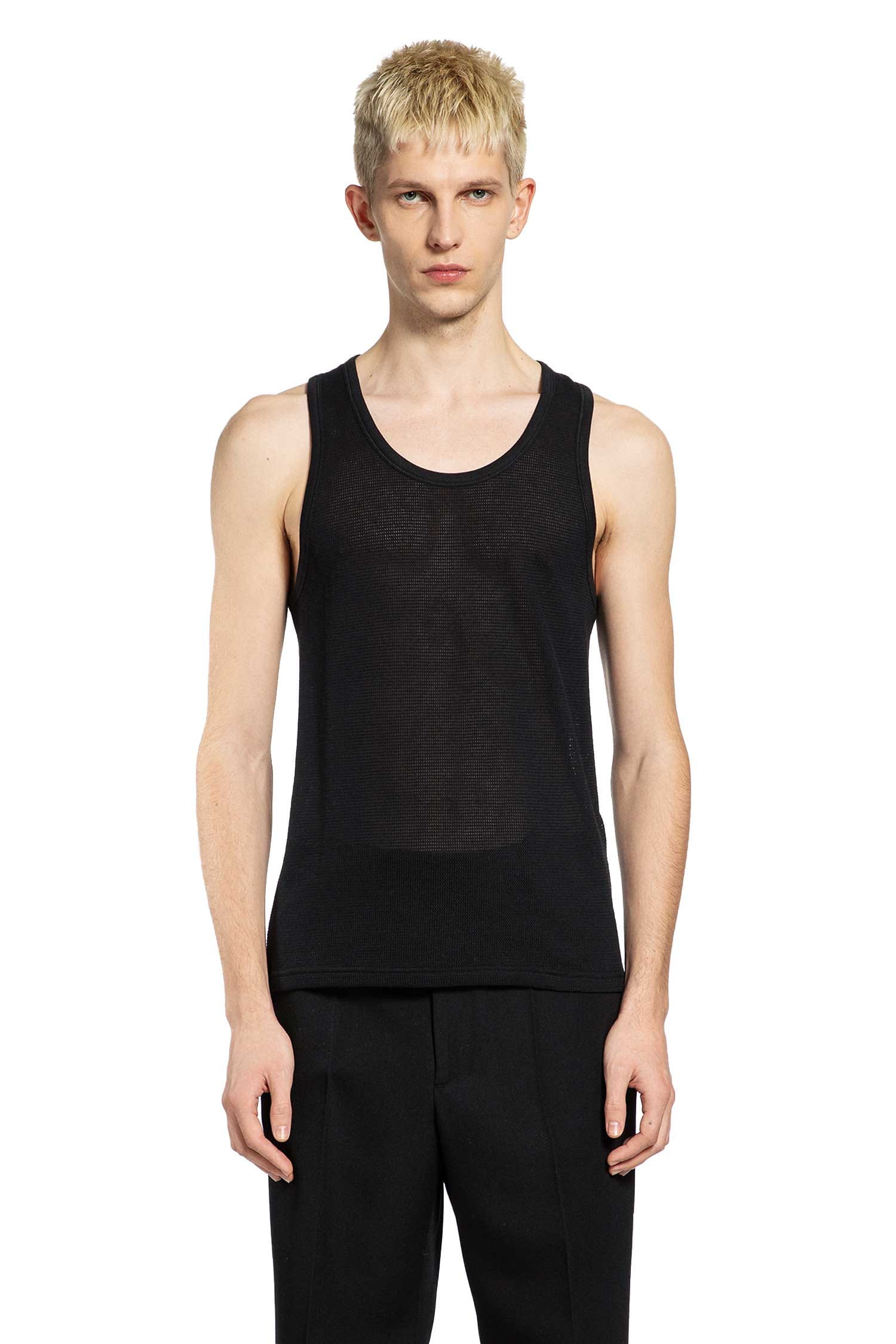 TOM FORD Semi-sheer Cotton Tank Top