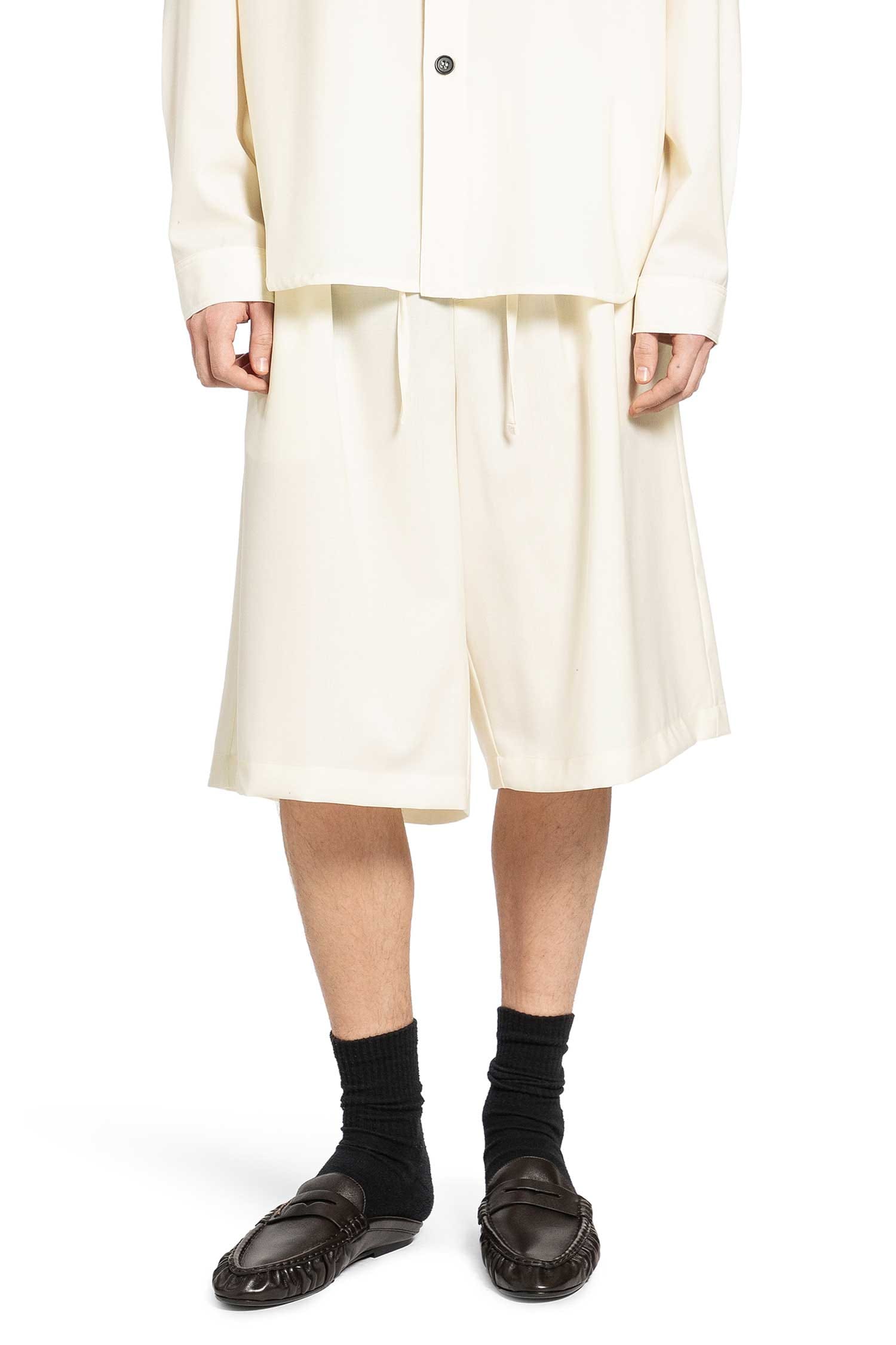 ROSE BURRITO Basketball Wool Shorts