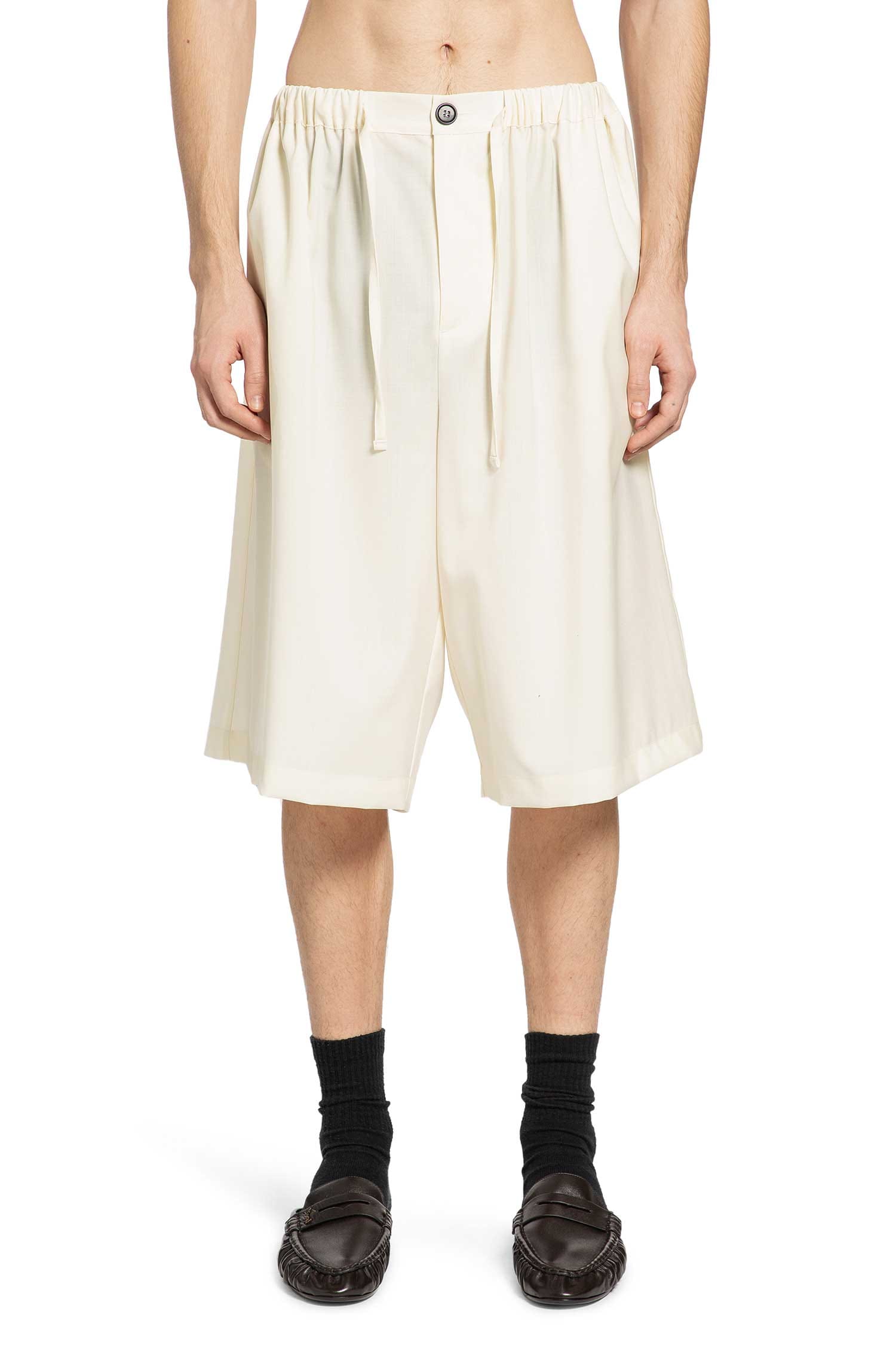 ROSE BURRITO Basketball Wool Shorts