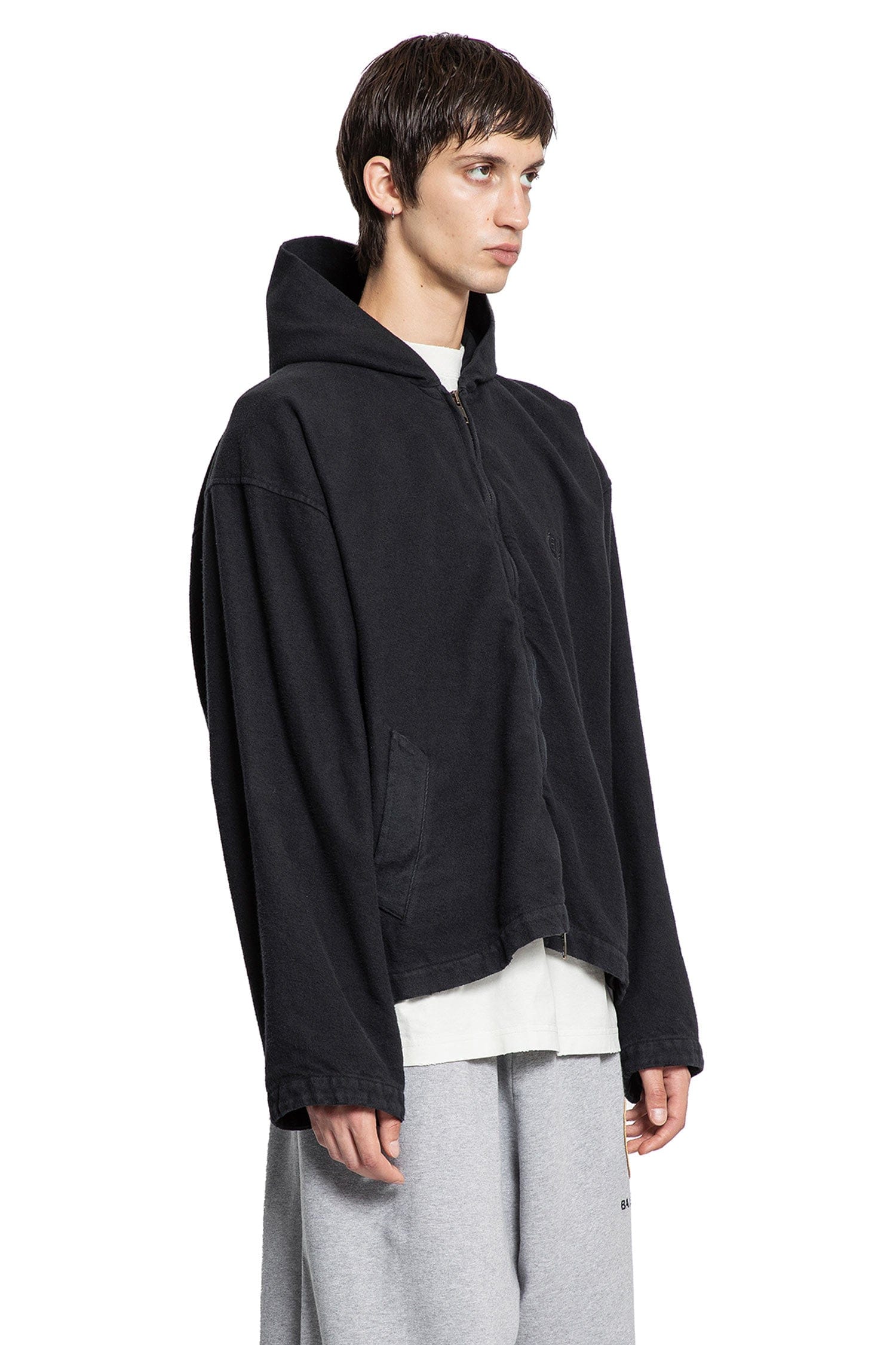Balenciaga Hooded Zip-Up Jacket