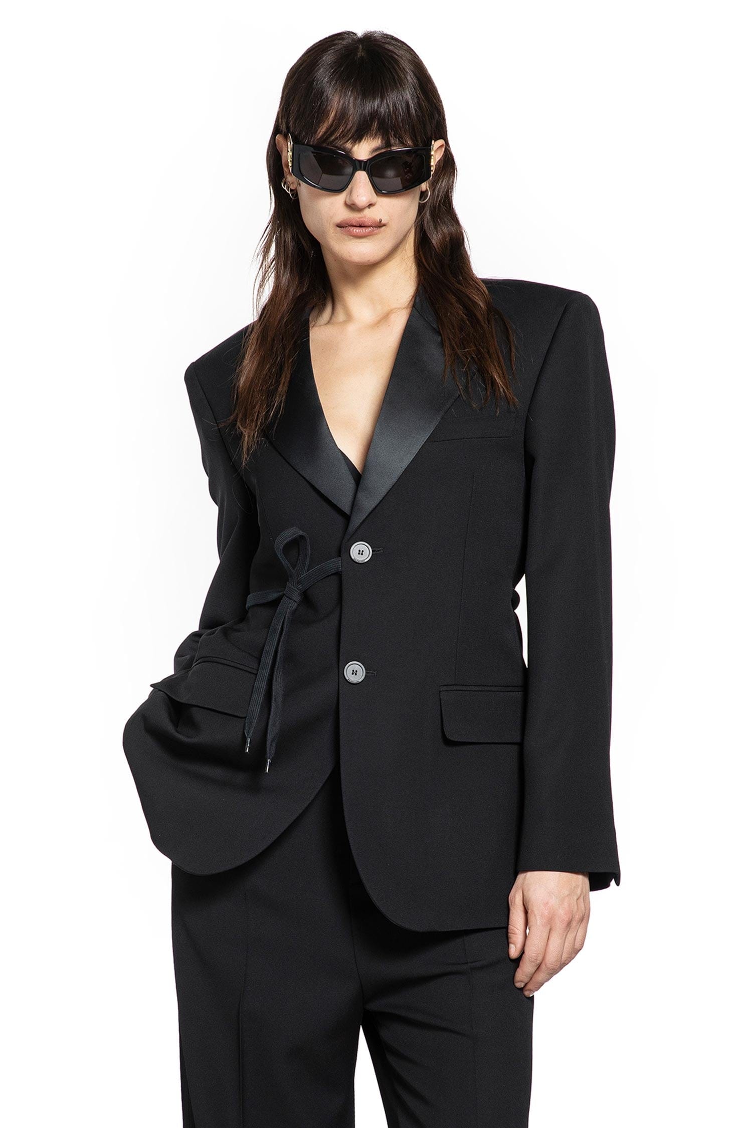 Balenciaga Wrap Tuxedo Blazer