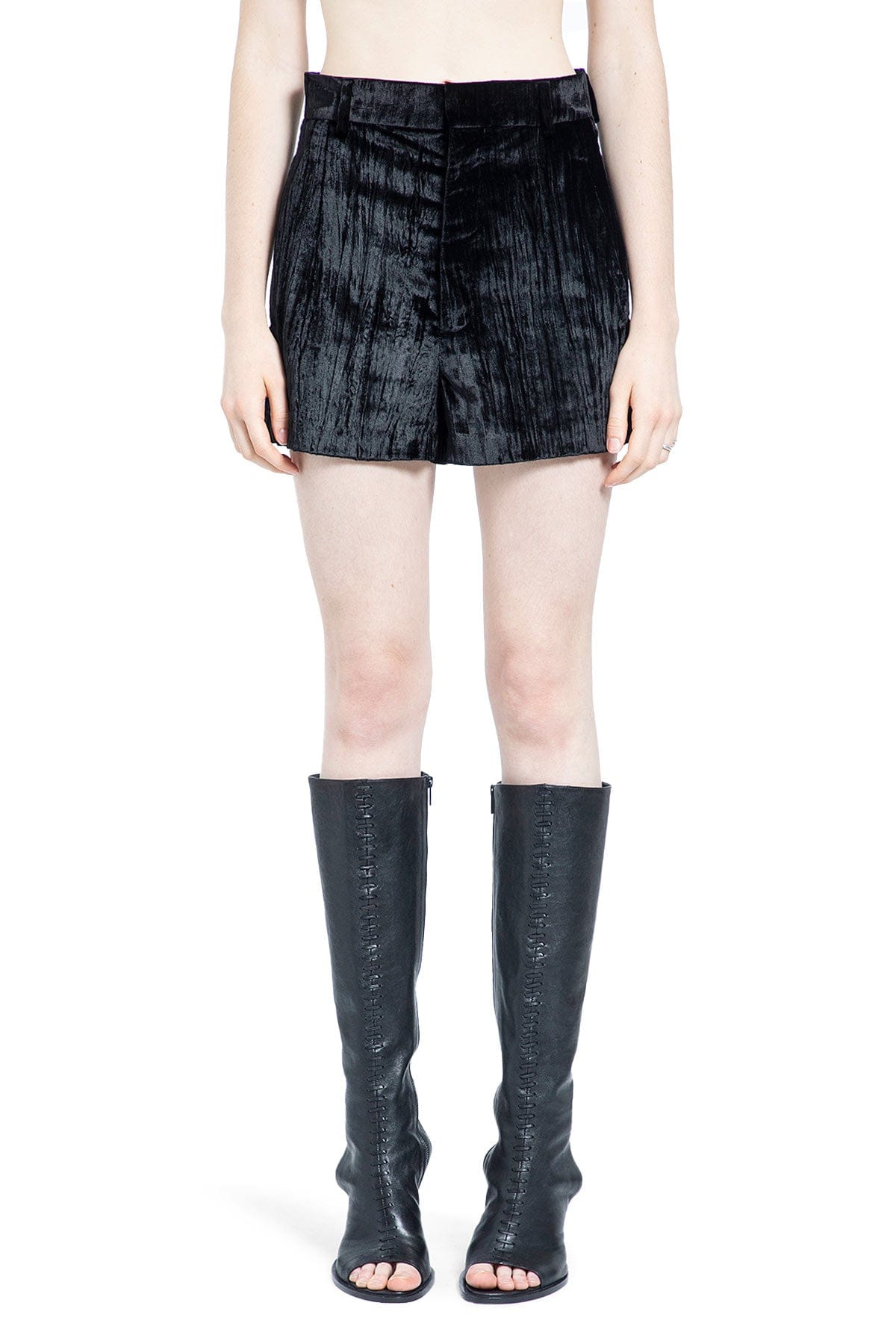 Ann Demeulemeester Stine High Waist Tailored Shorts