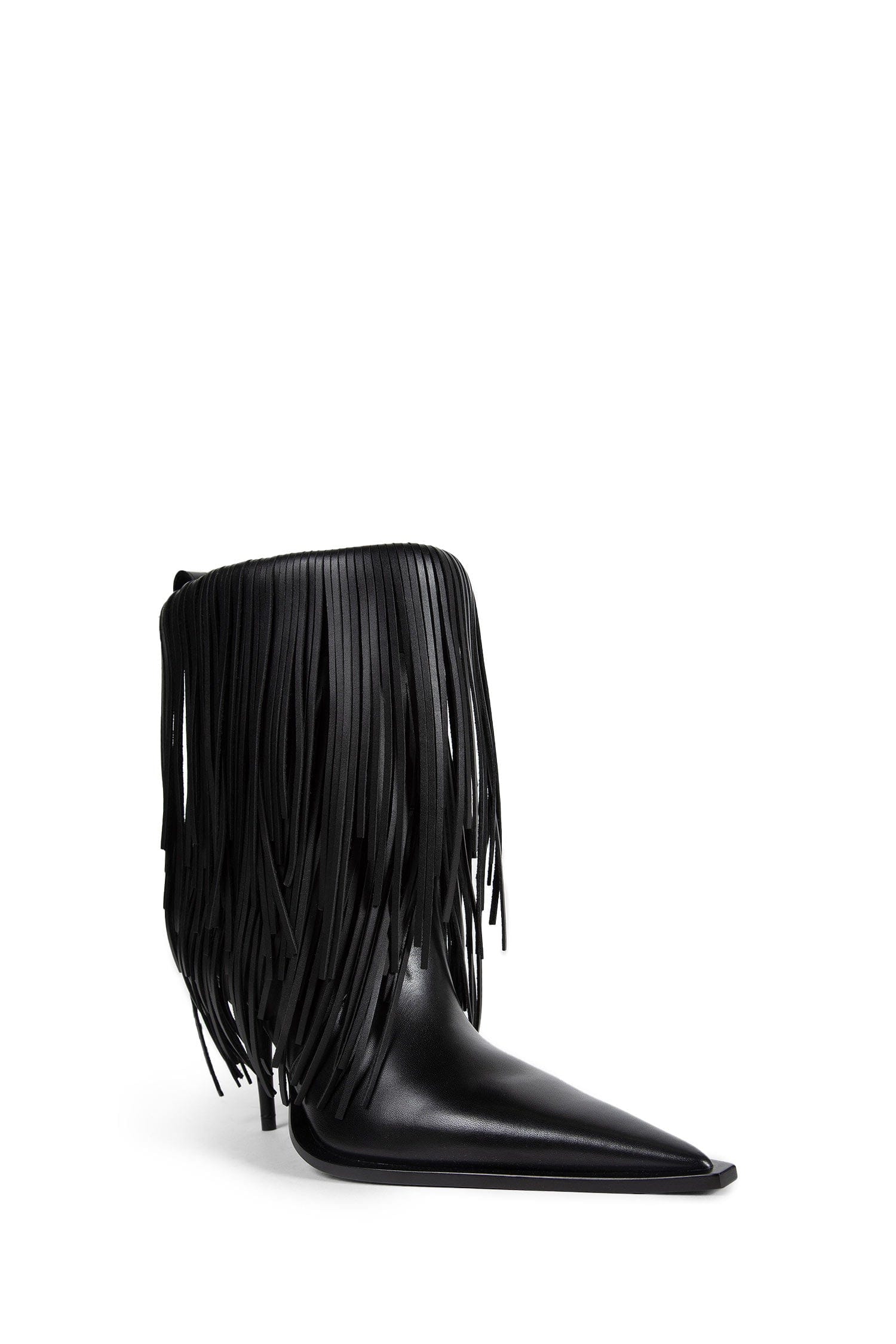 Balenciaga Avenue Fringe Ankle Boots