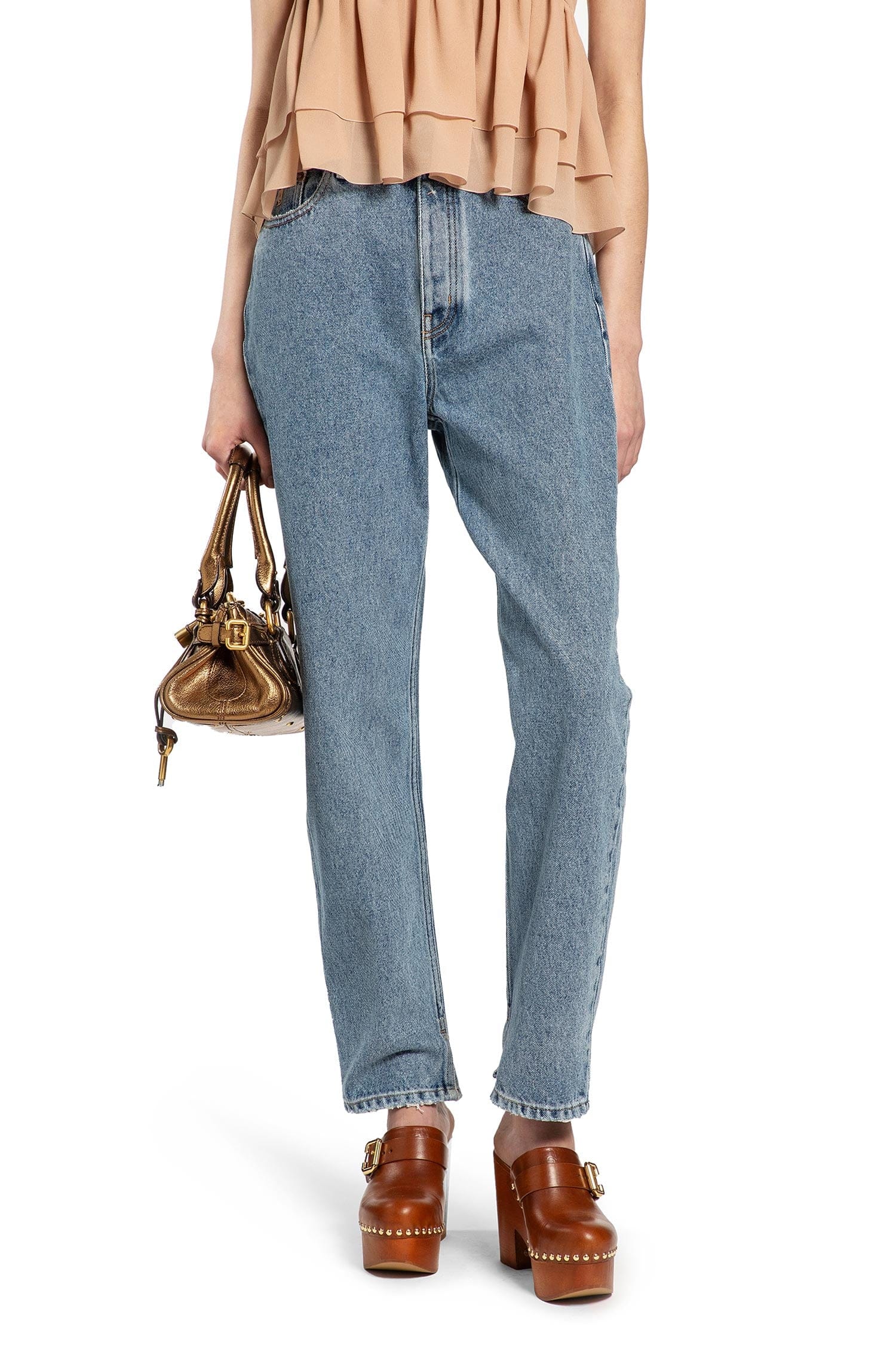 Chloe High-rise Tapered Jeans