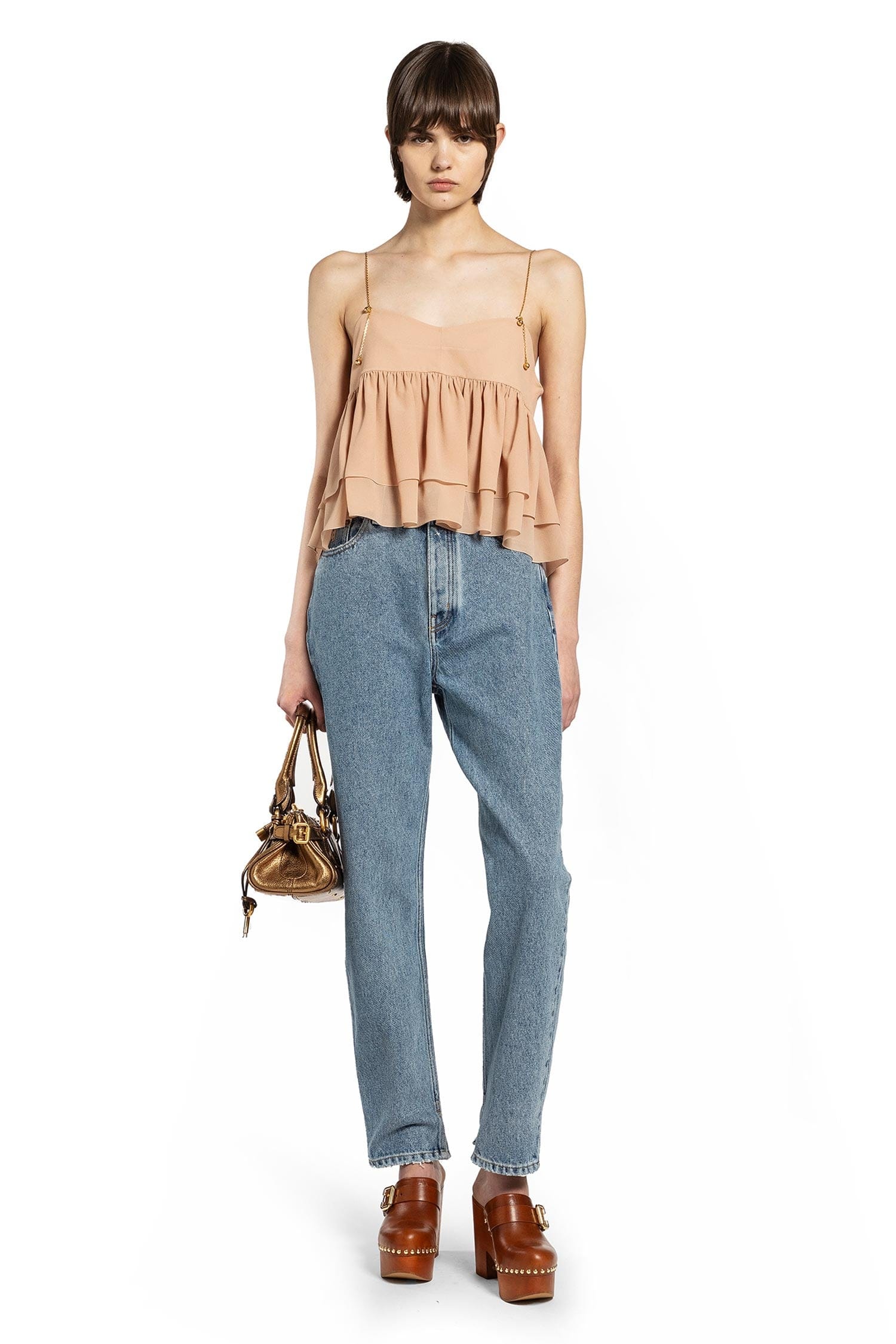Chloe High-rise Tapered Jeans