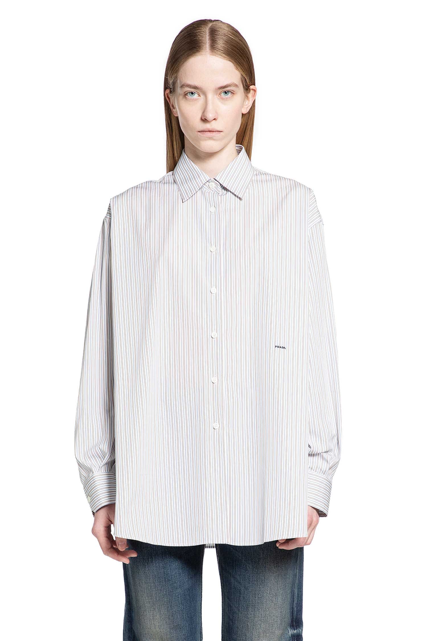 Prada Striped Cotton Shirt