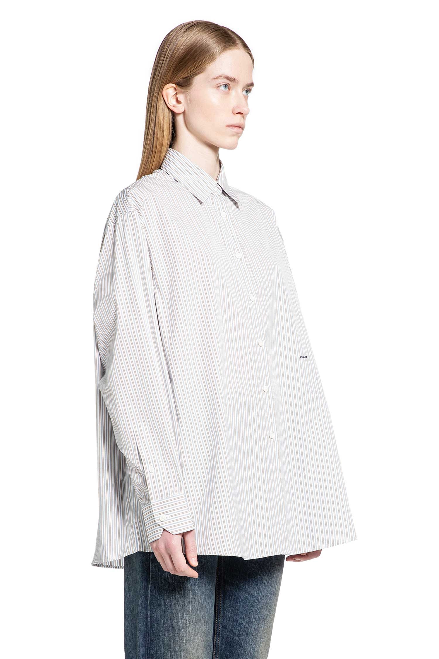 Prada Striped Cotton Shirt