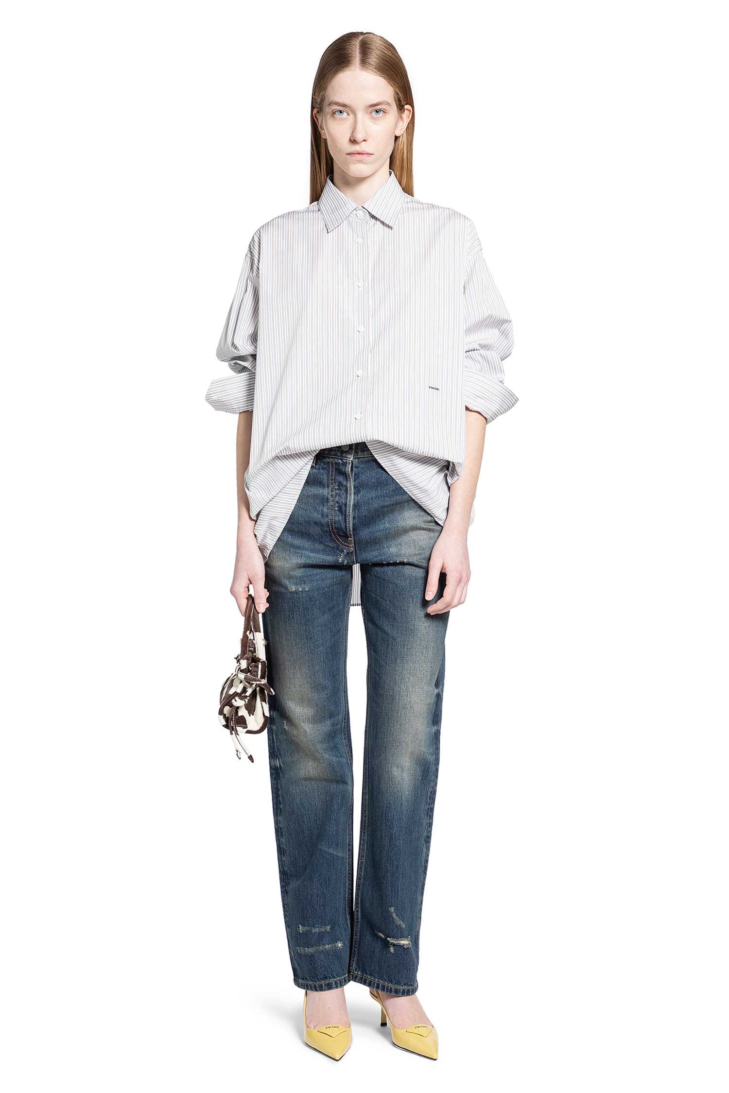 Prada Striped Cotton Shirt