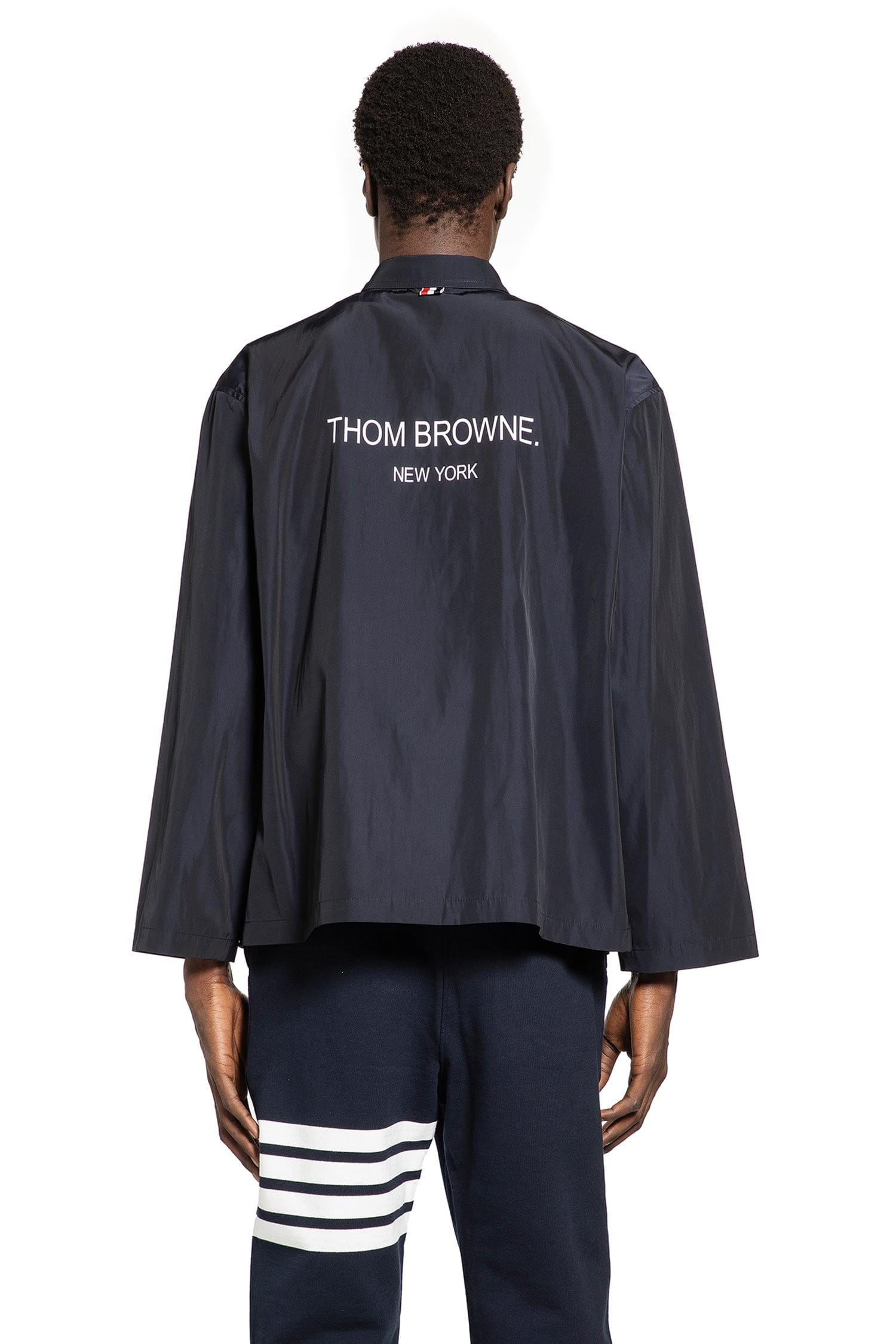 Thom Browne Packable Logo print jacket in